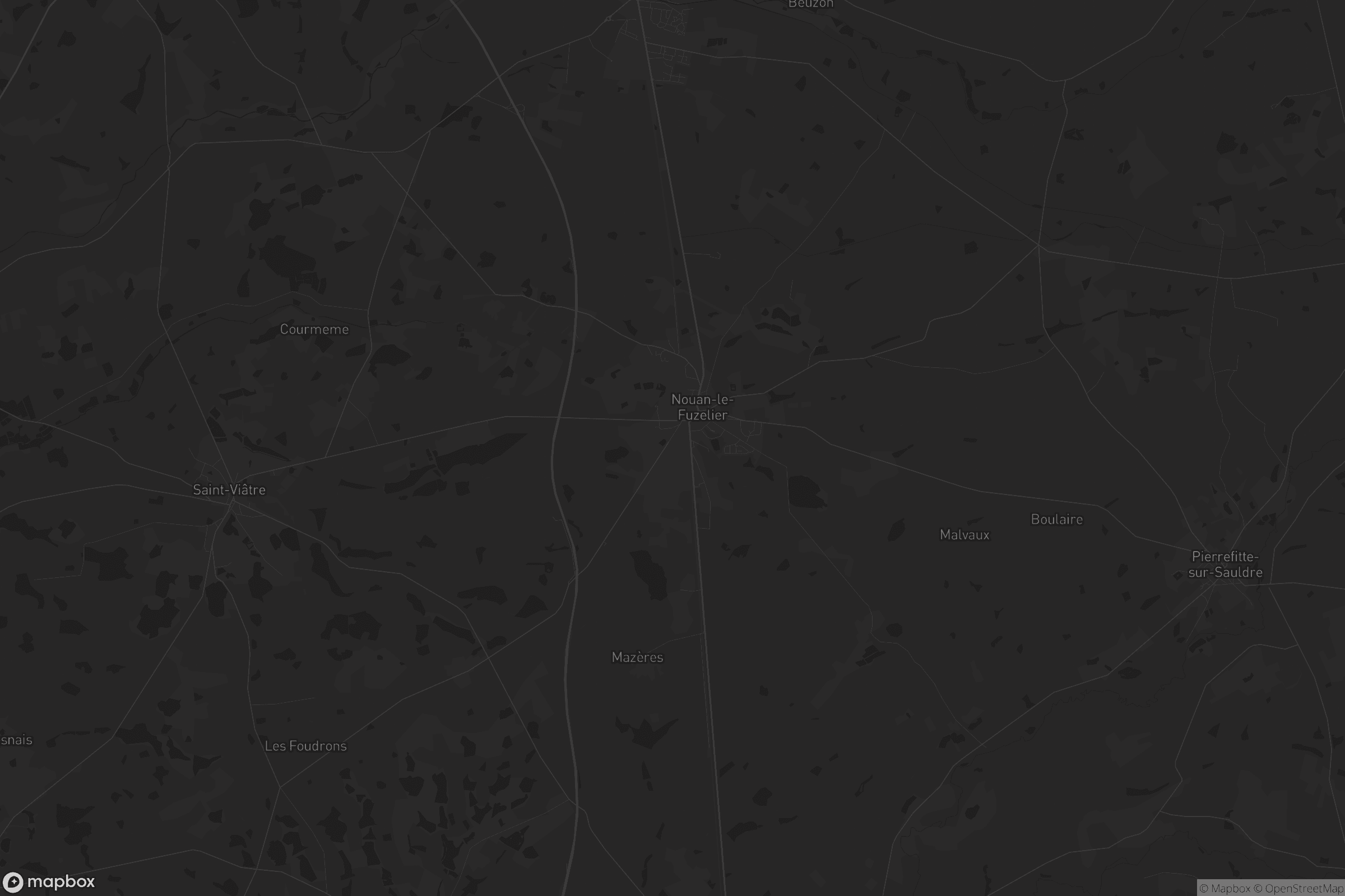 Carte de Nouan-le-Fuzelier