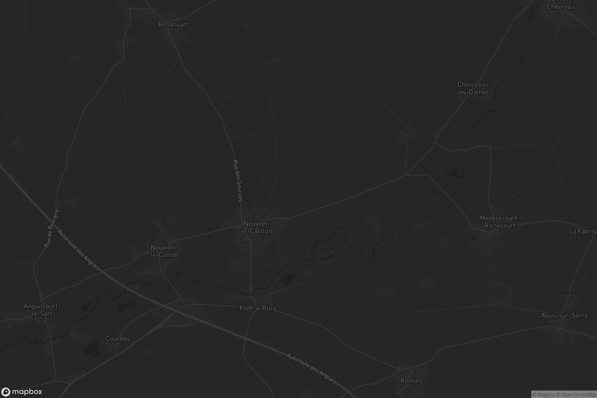 Carte de Nouvion-et-Catillon