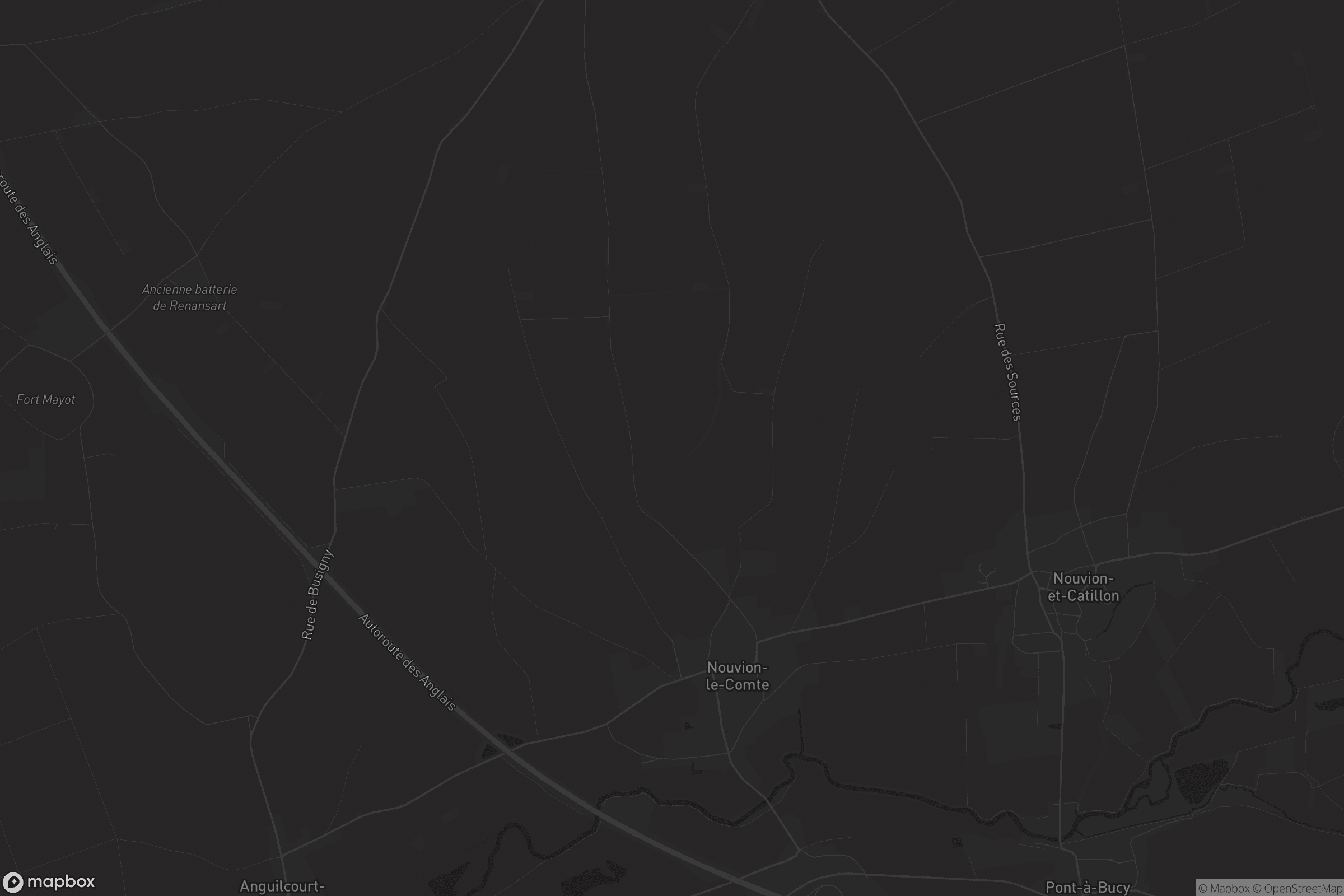 Carte de Nouvion-le-Comte