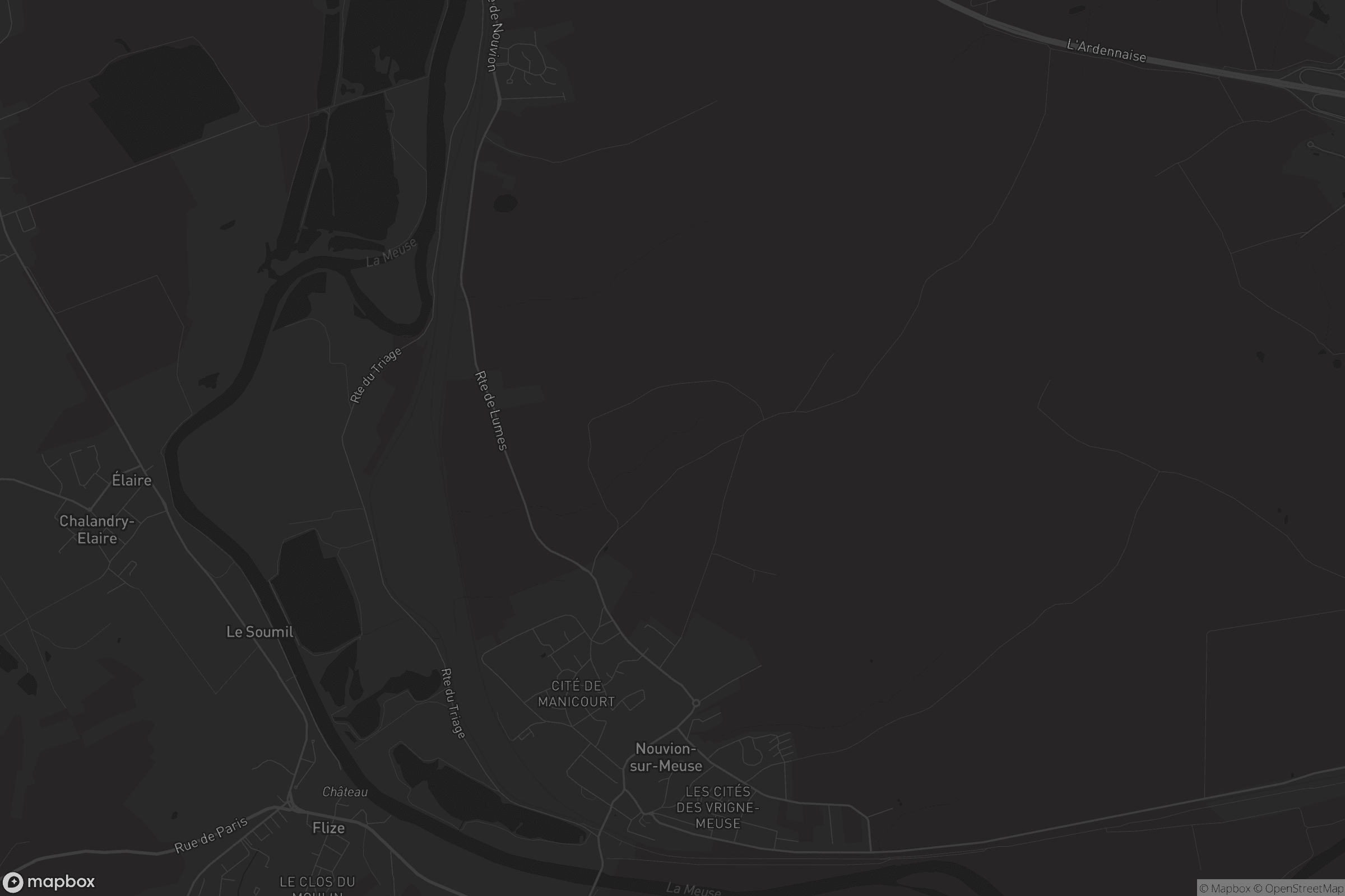 Carte de Nouvion-sur-Meuse