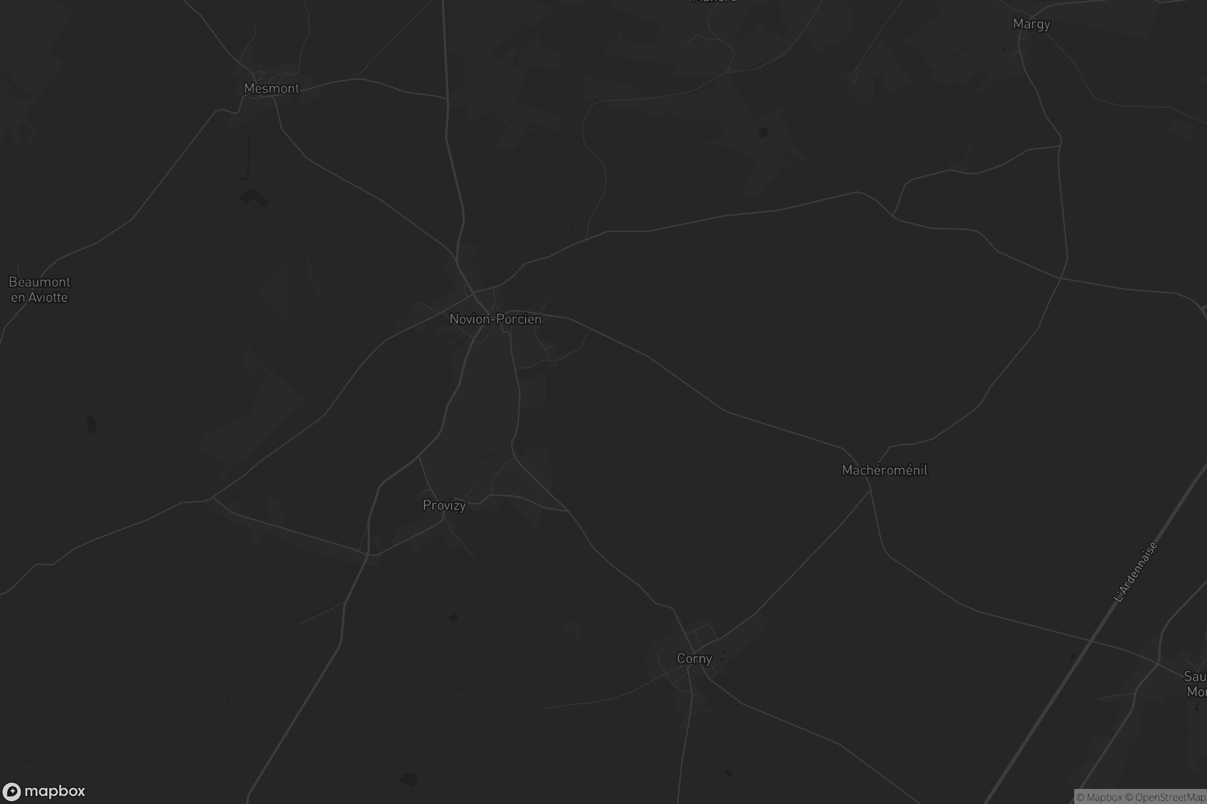 Carte de Novion-Porcien