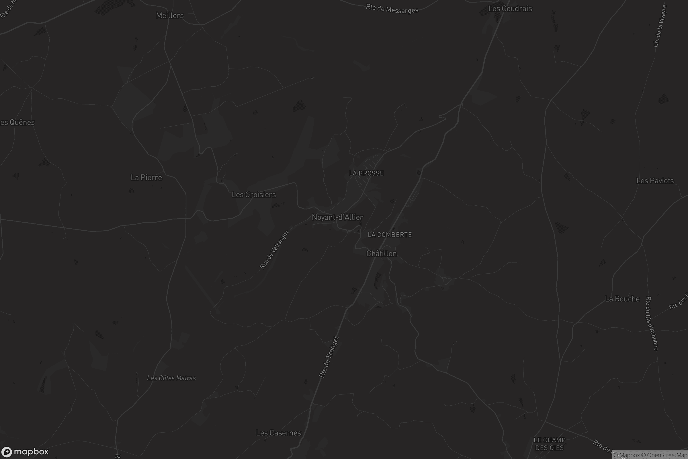 Carte de Noyant-d'Allier