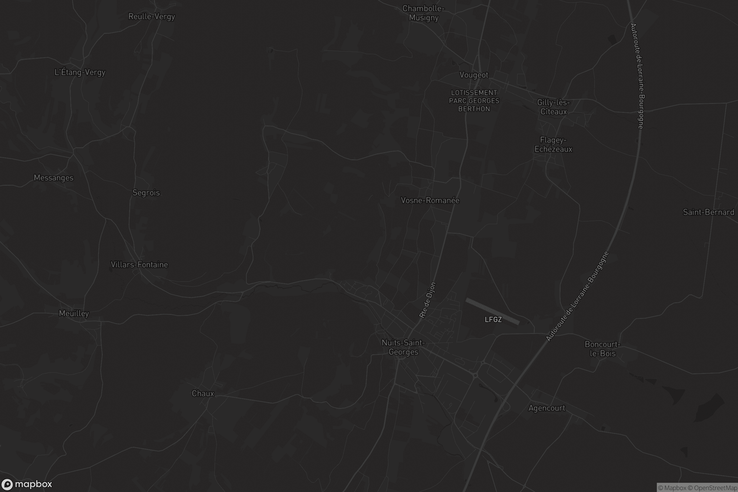 Carte de Nuits-Saint-Georges