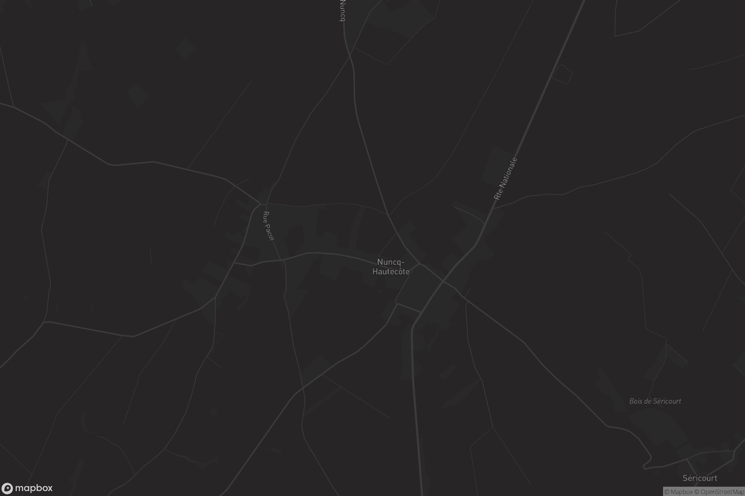 Carte de Nuncq-Hautecôte
