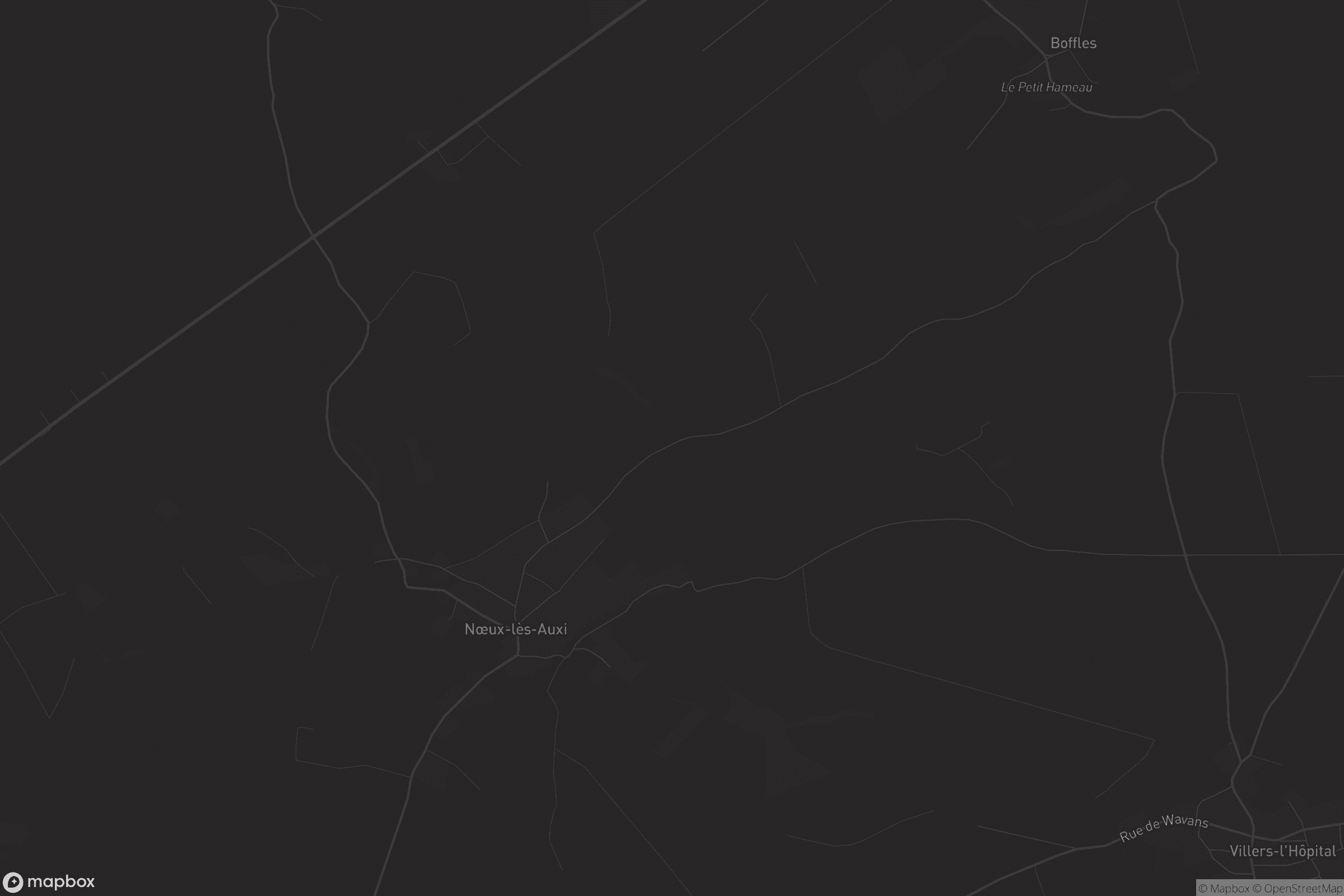 Carte de Nœux-lès-Auxi