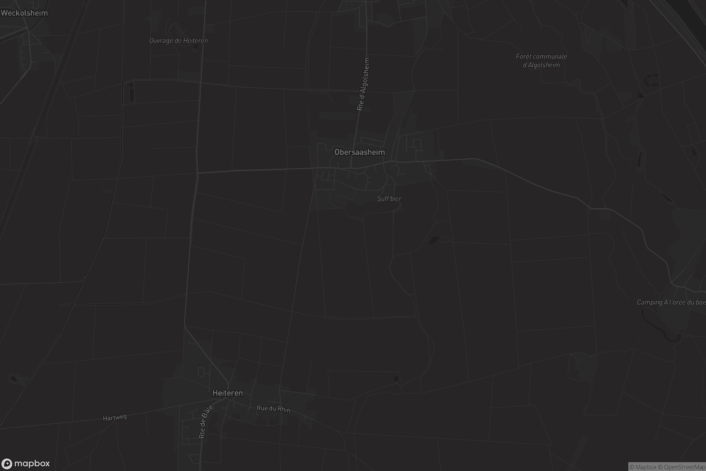 Carte de Obersaasheim