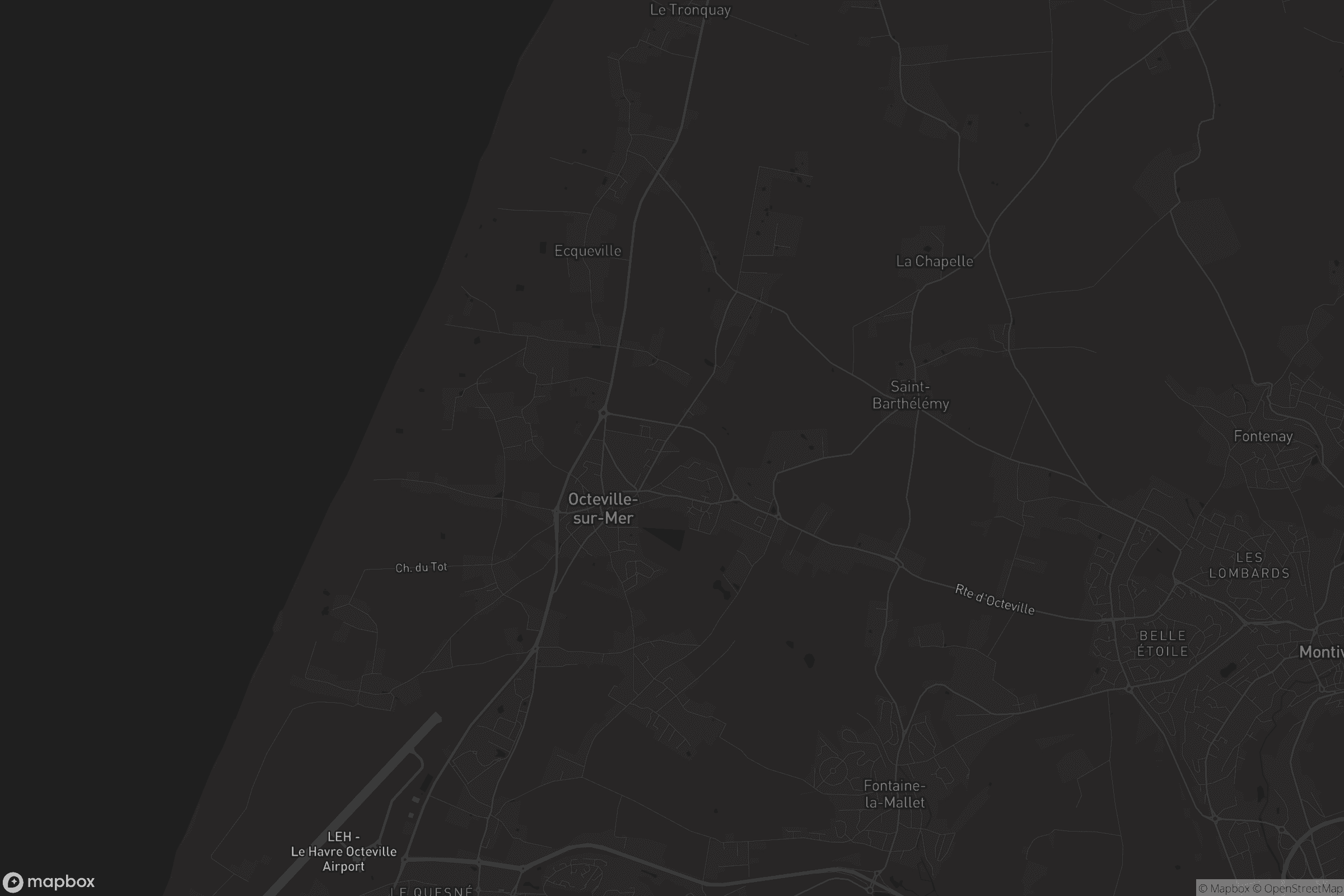 Carte de Octeville-sur-Mer