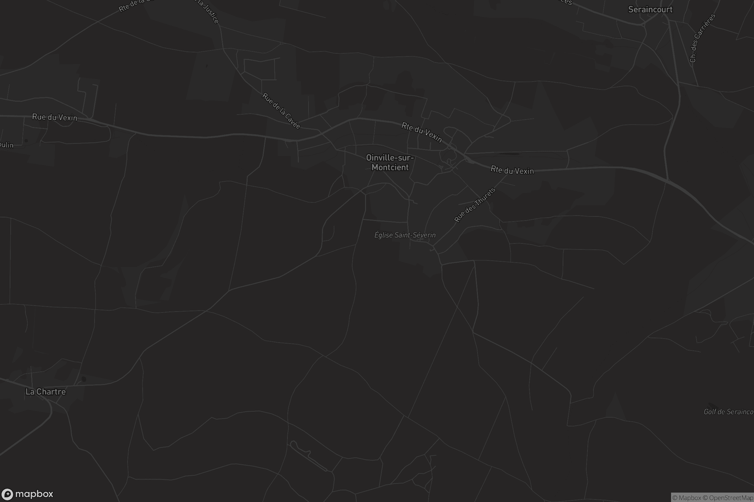 Carte de Oinville-sur-Montcient