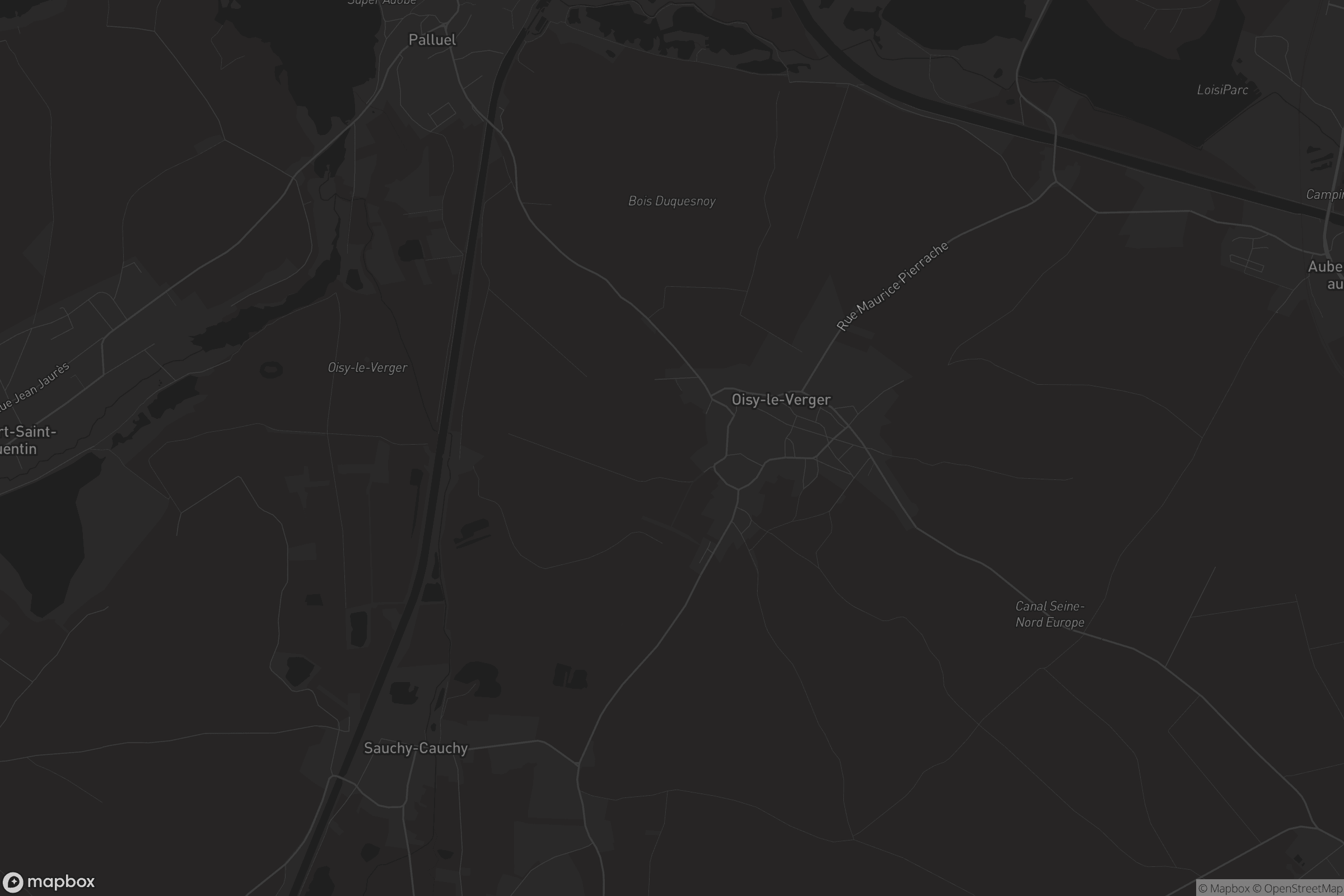 Carte de Oisy-le-Verger