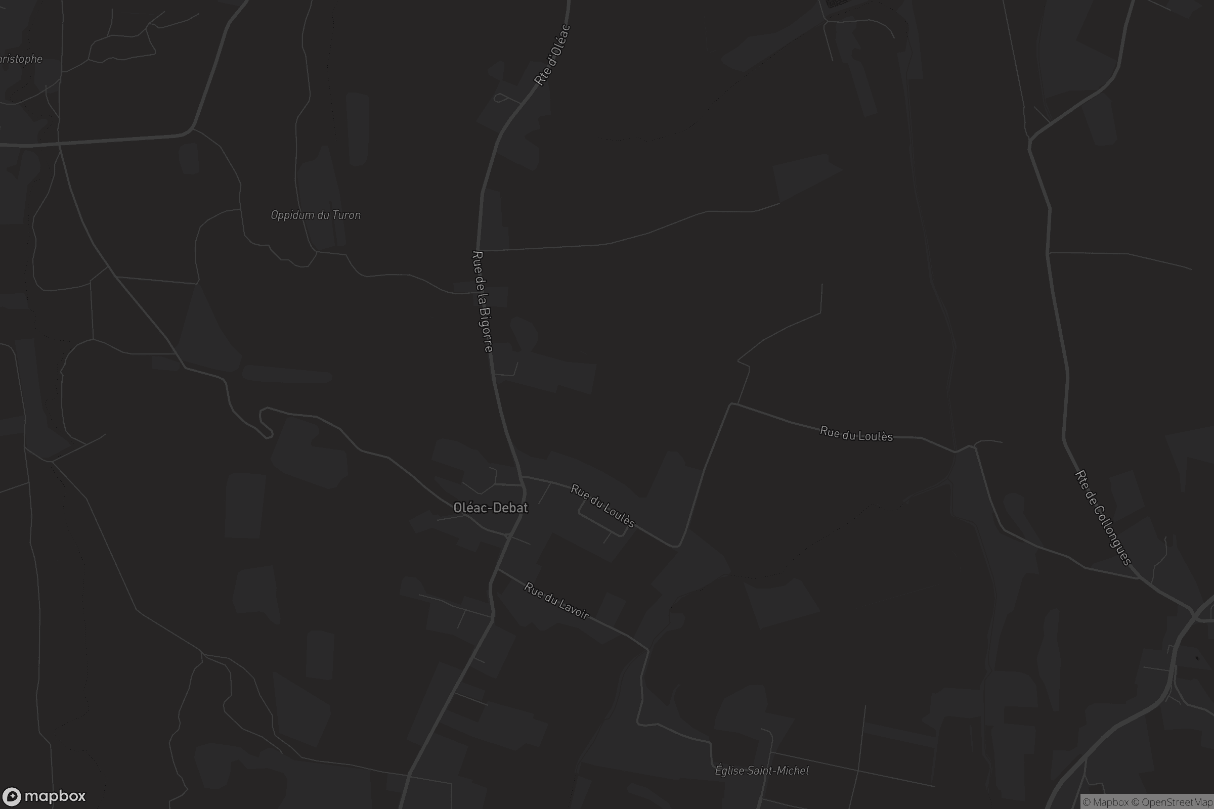 Carte de Oléac-Debat