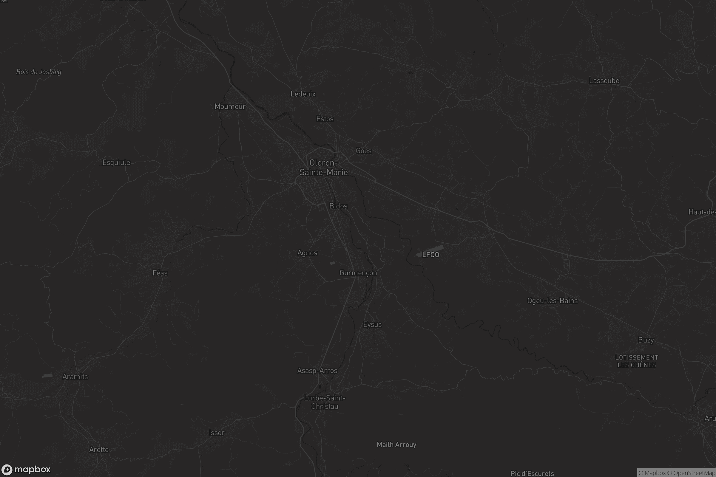 Carte de Oloron-Sainte-Marie