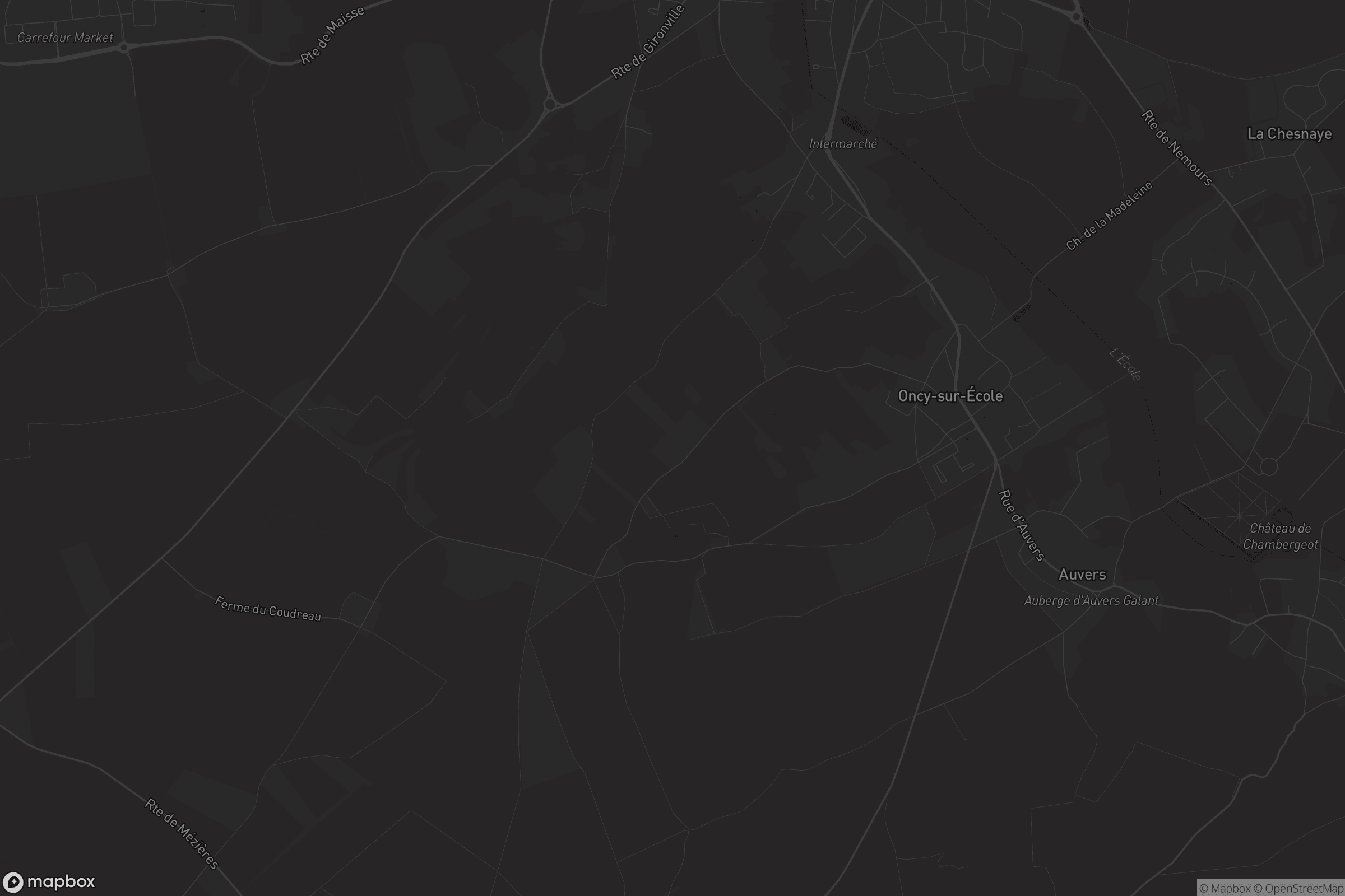 Carte de Oncy-sur-École