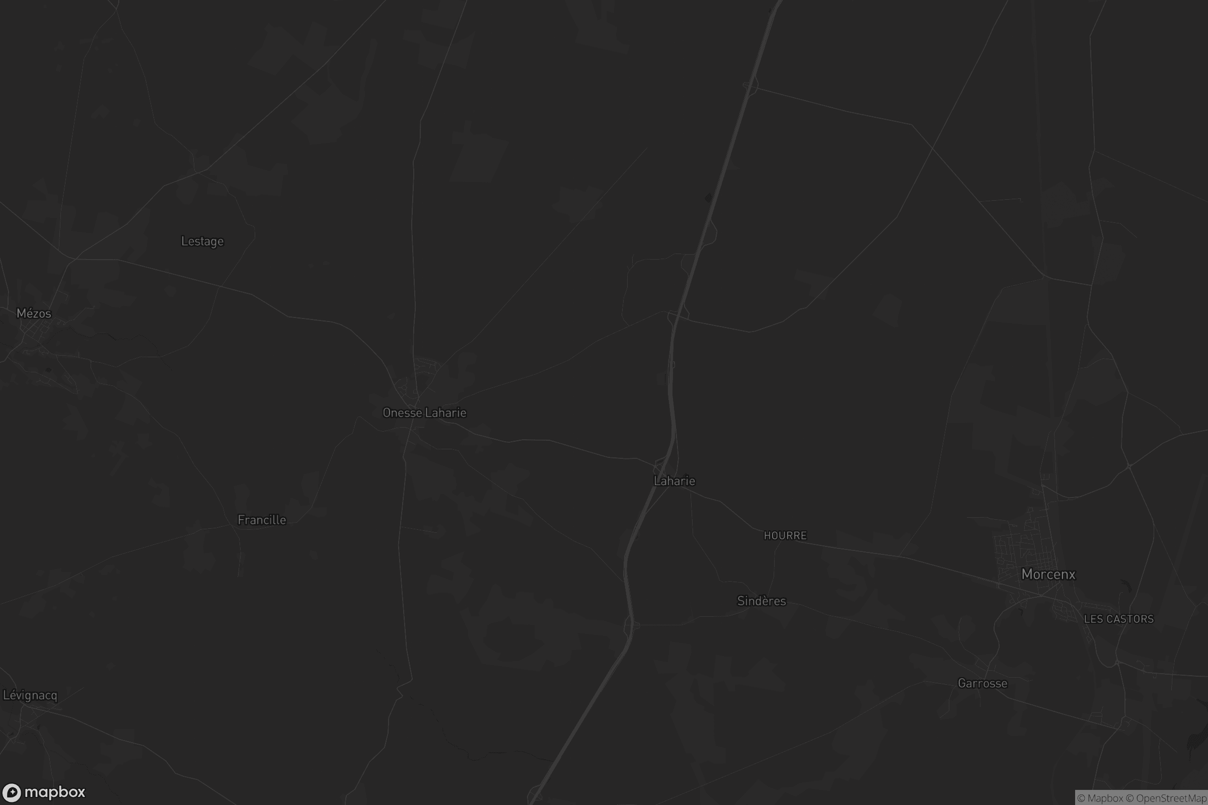 Carte de Onesse-Laharie