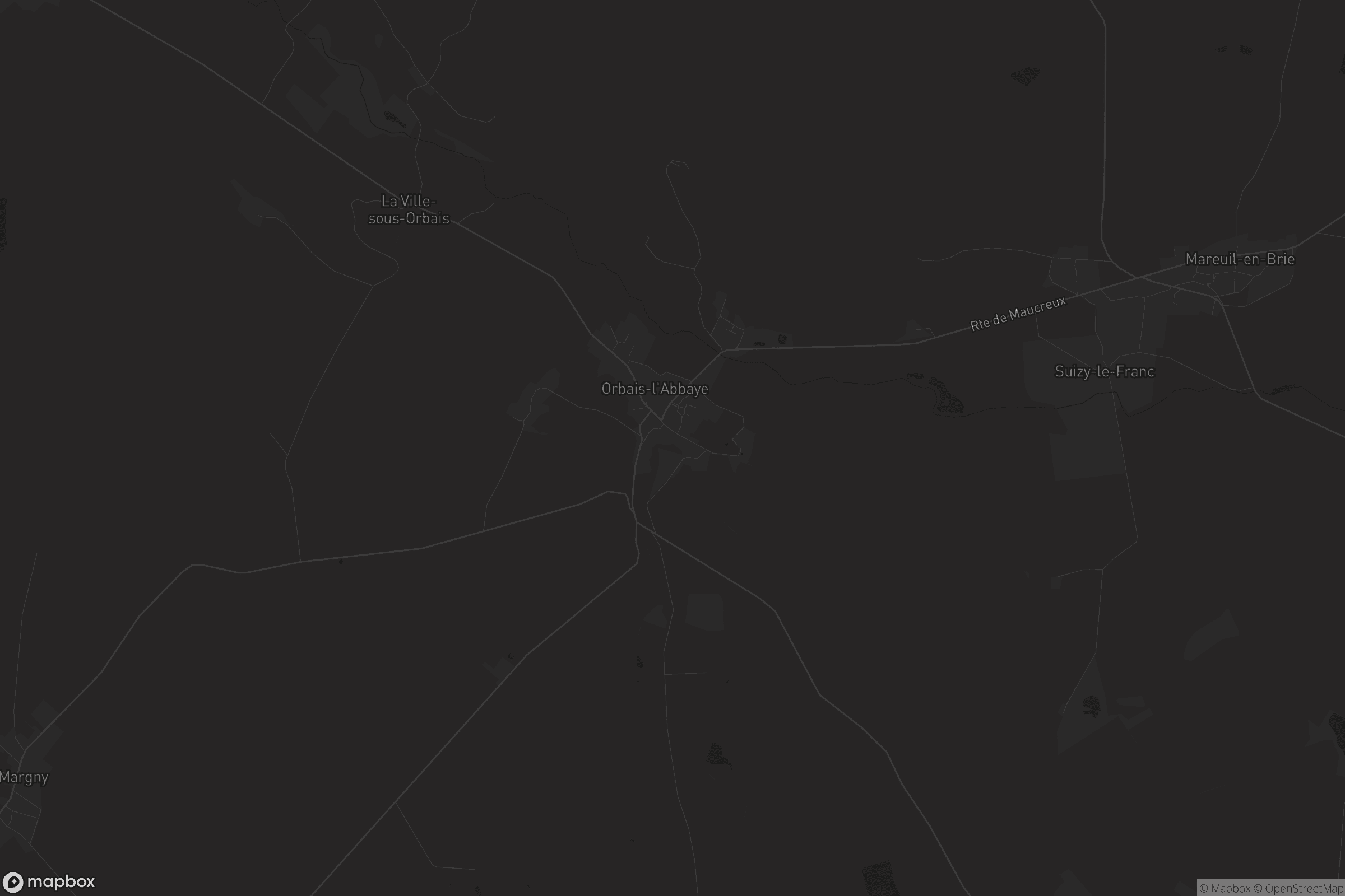 Carte de Orbais-l'Abbaye