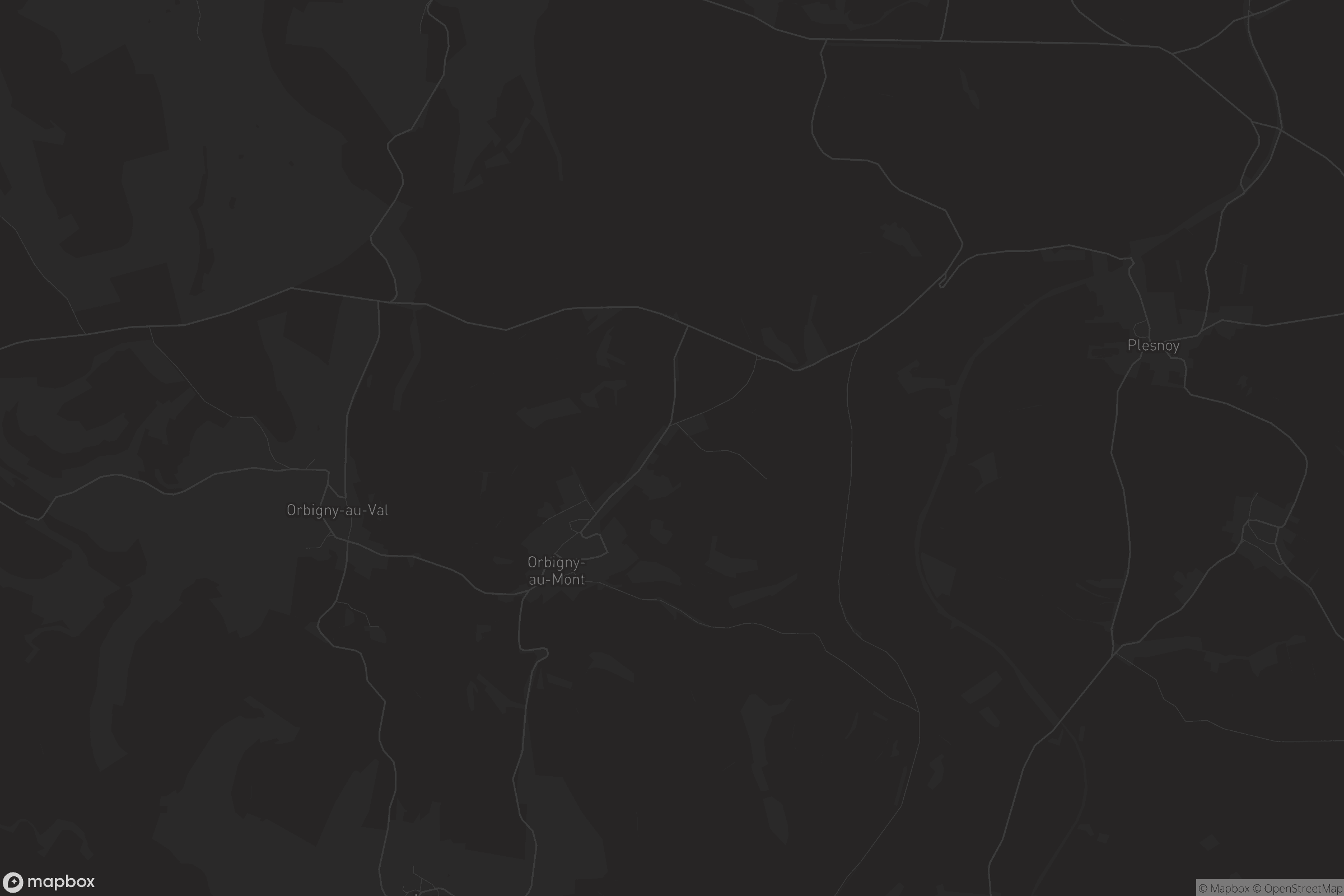 Carte de Orbigny-au-Mont