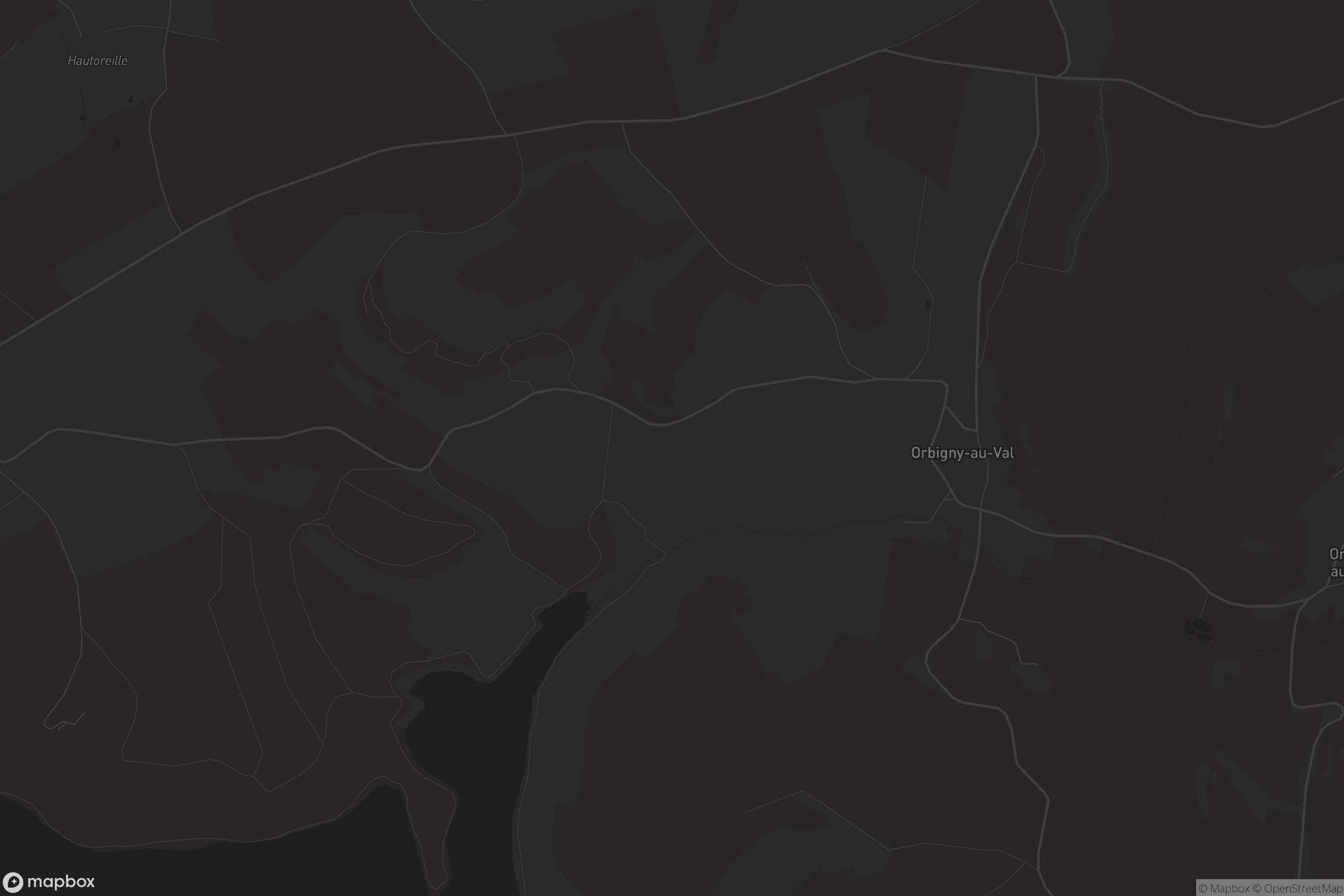 Carte de Orbigny-au-Val