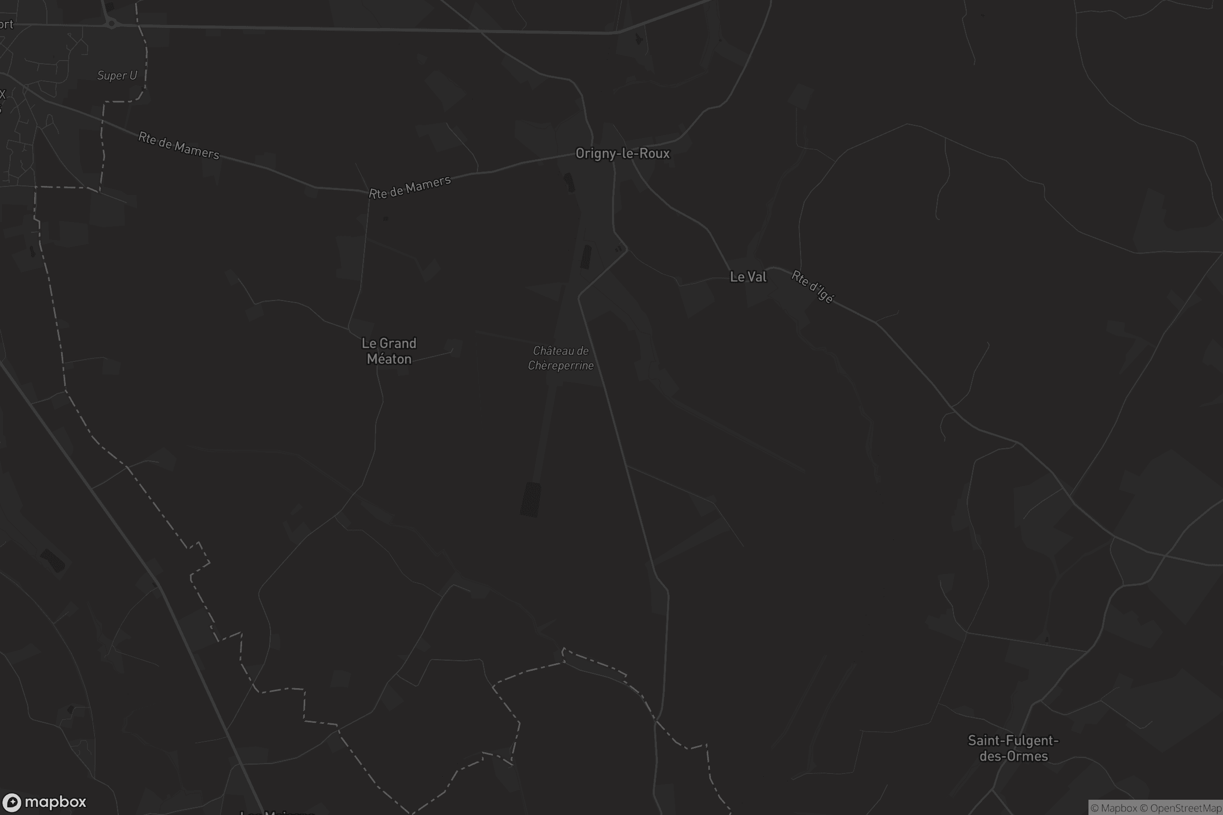 Carte de Origny-le-Roux