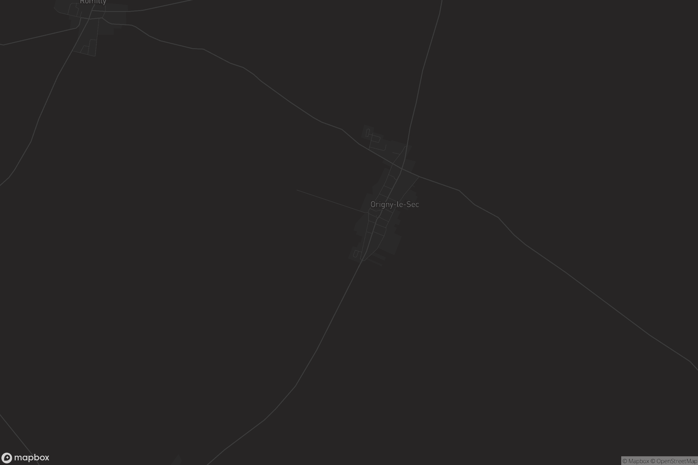 Carte de Origny-le-Sec