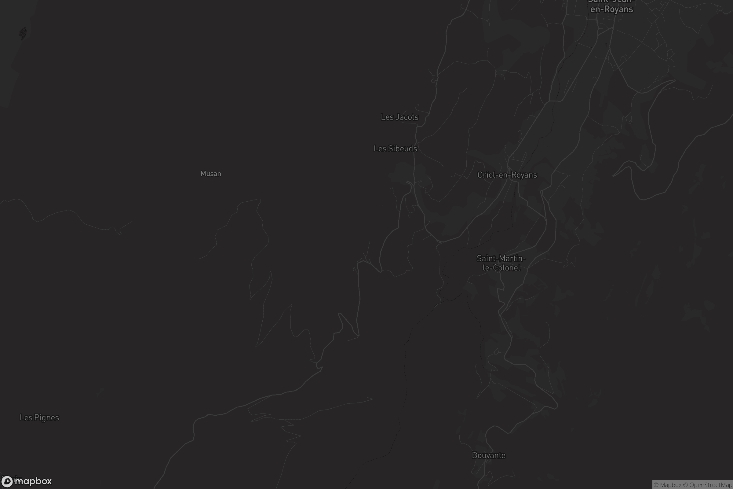 Carte de Oriol-en-Royans