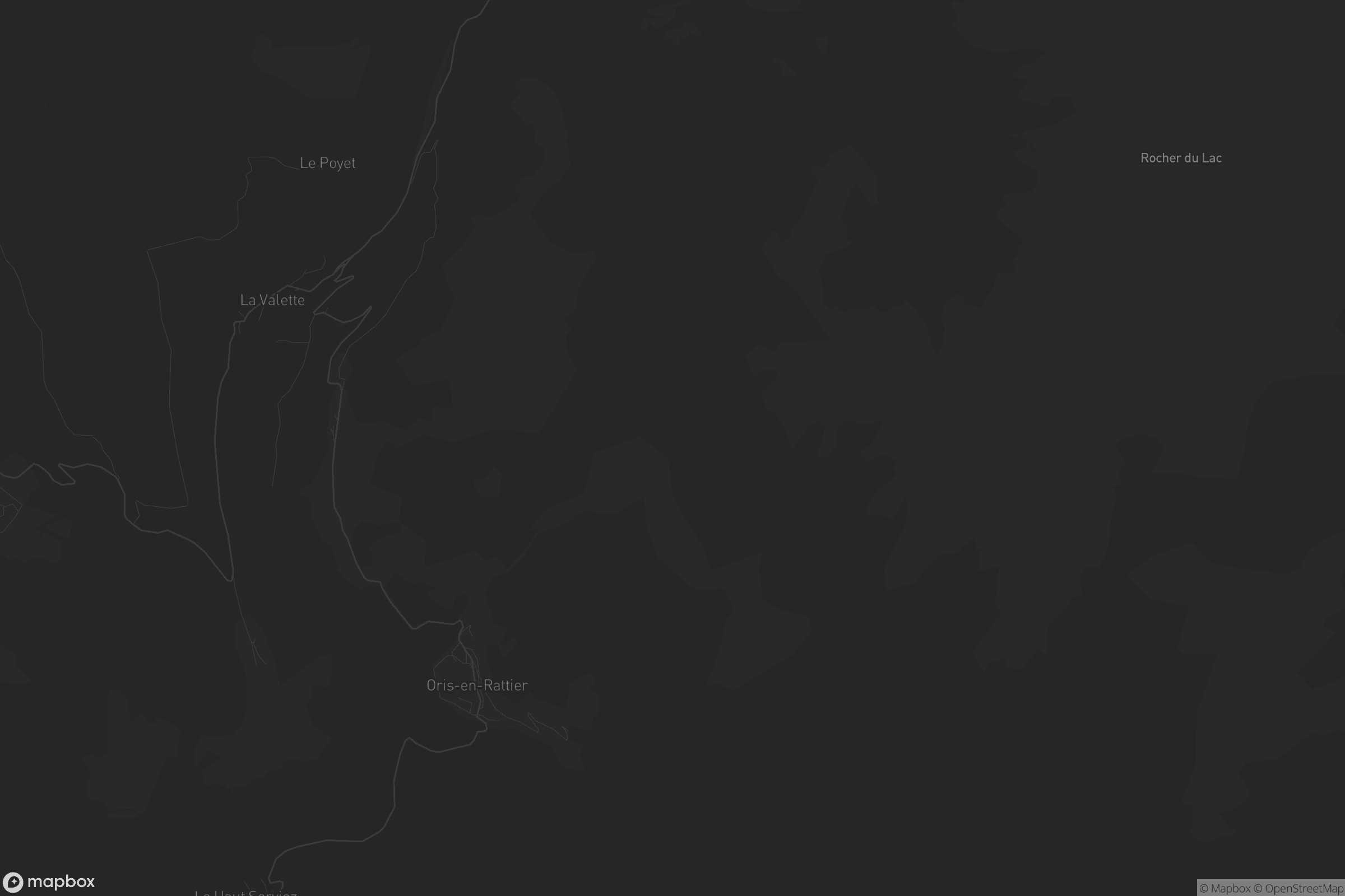 Carte de Oris-en-Rattier