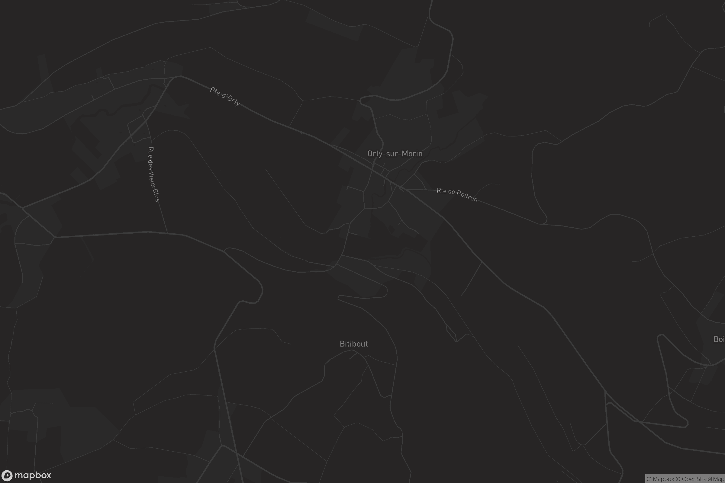 Carte de Orly-sur-Morin