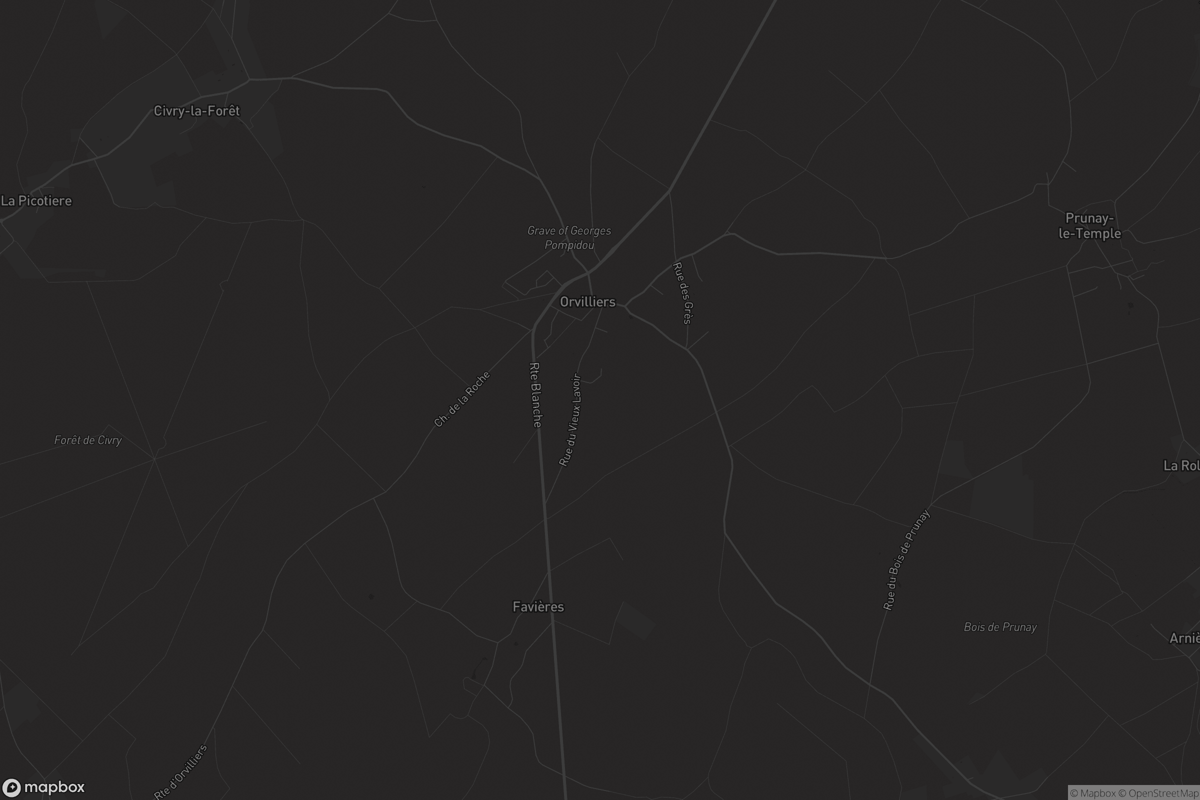 Carte de Orvilliers