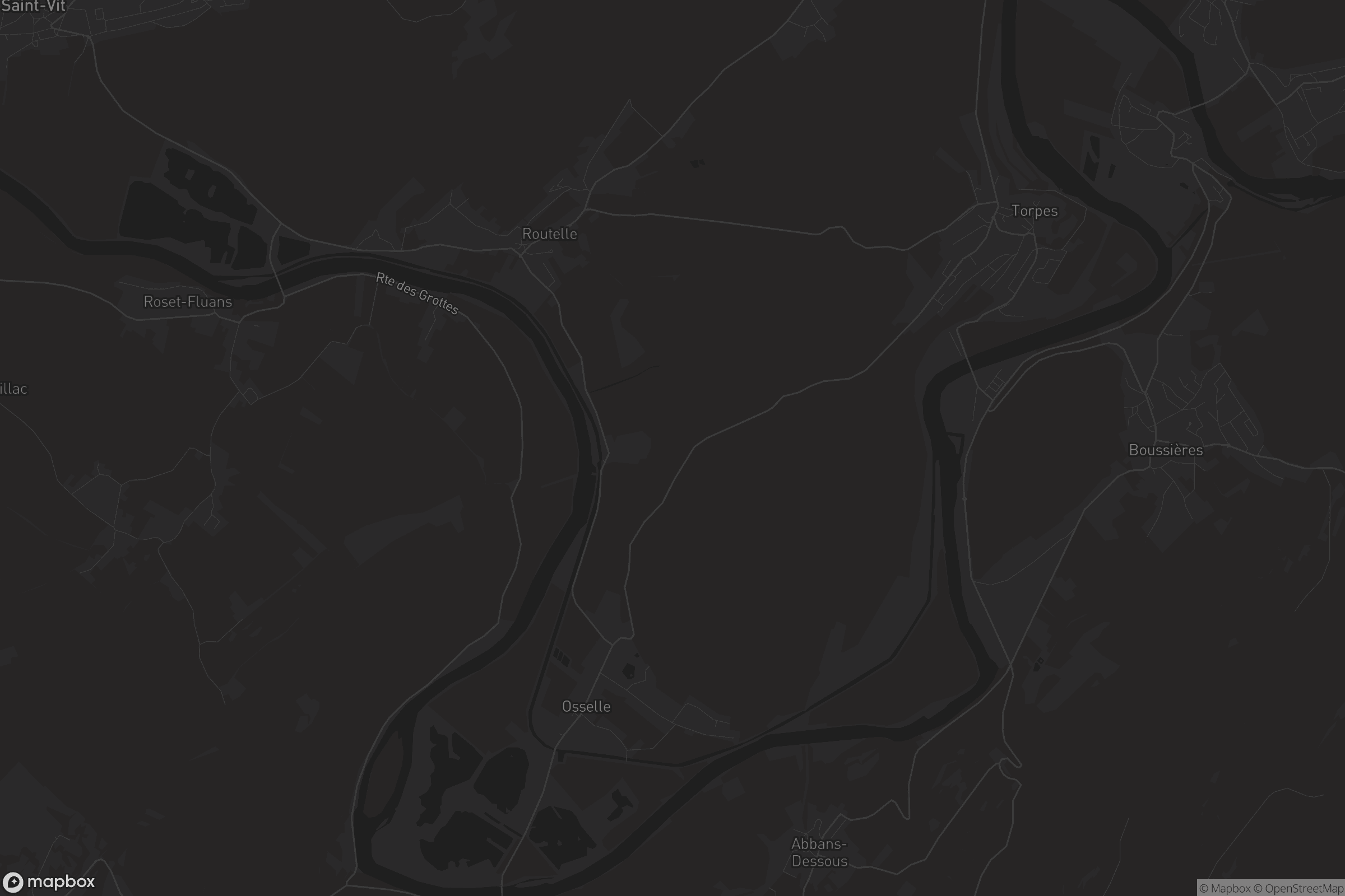 Carte de Osselle-Routelle