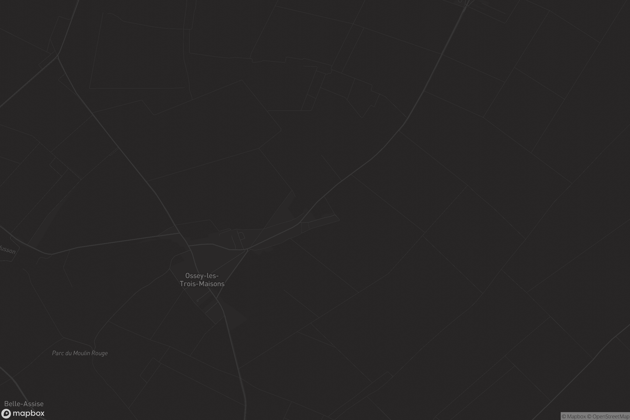 Carte de Ossey-les-Trois-Maisons