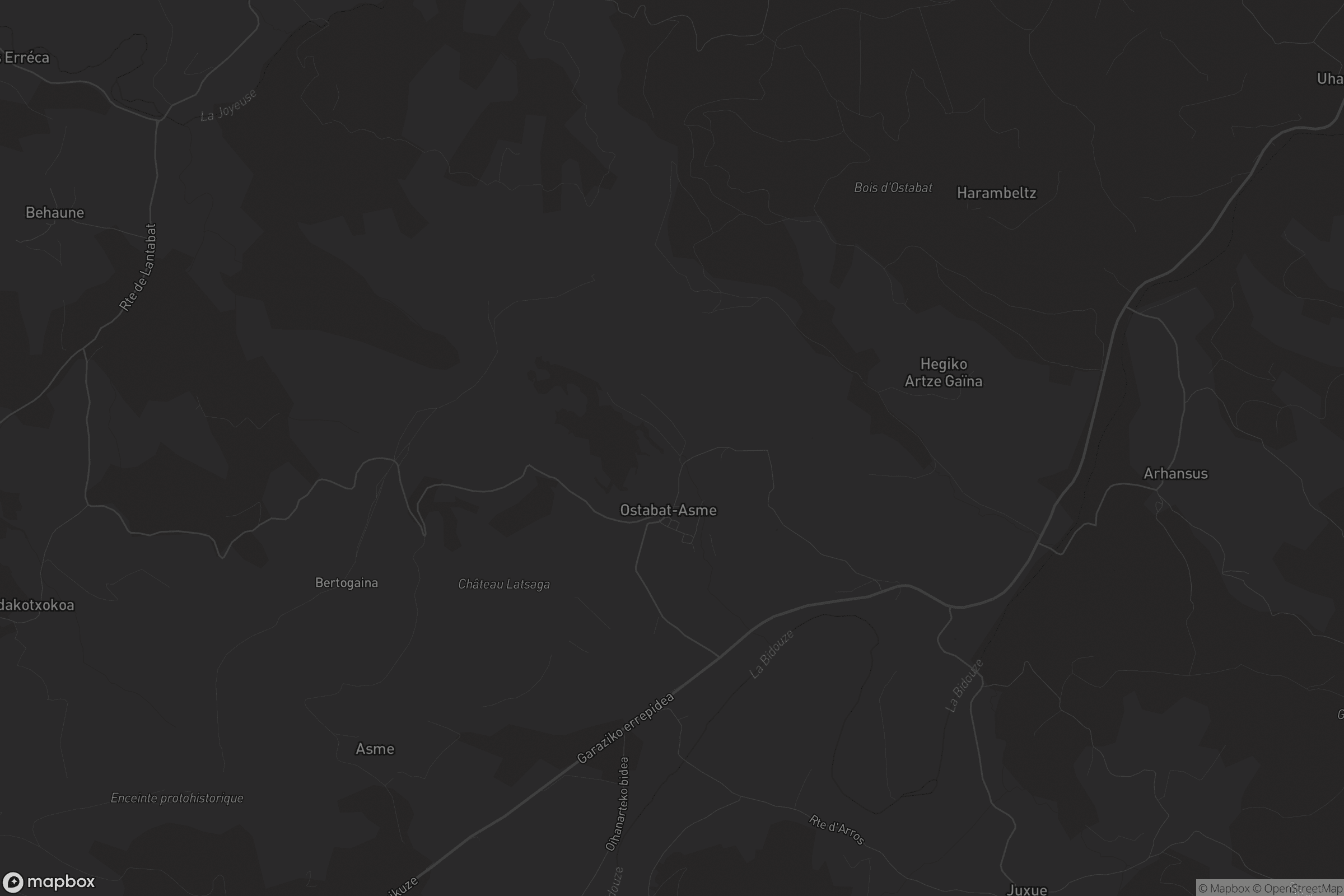 Carte de Ostabat-Asme