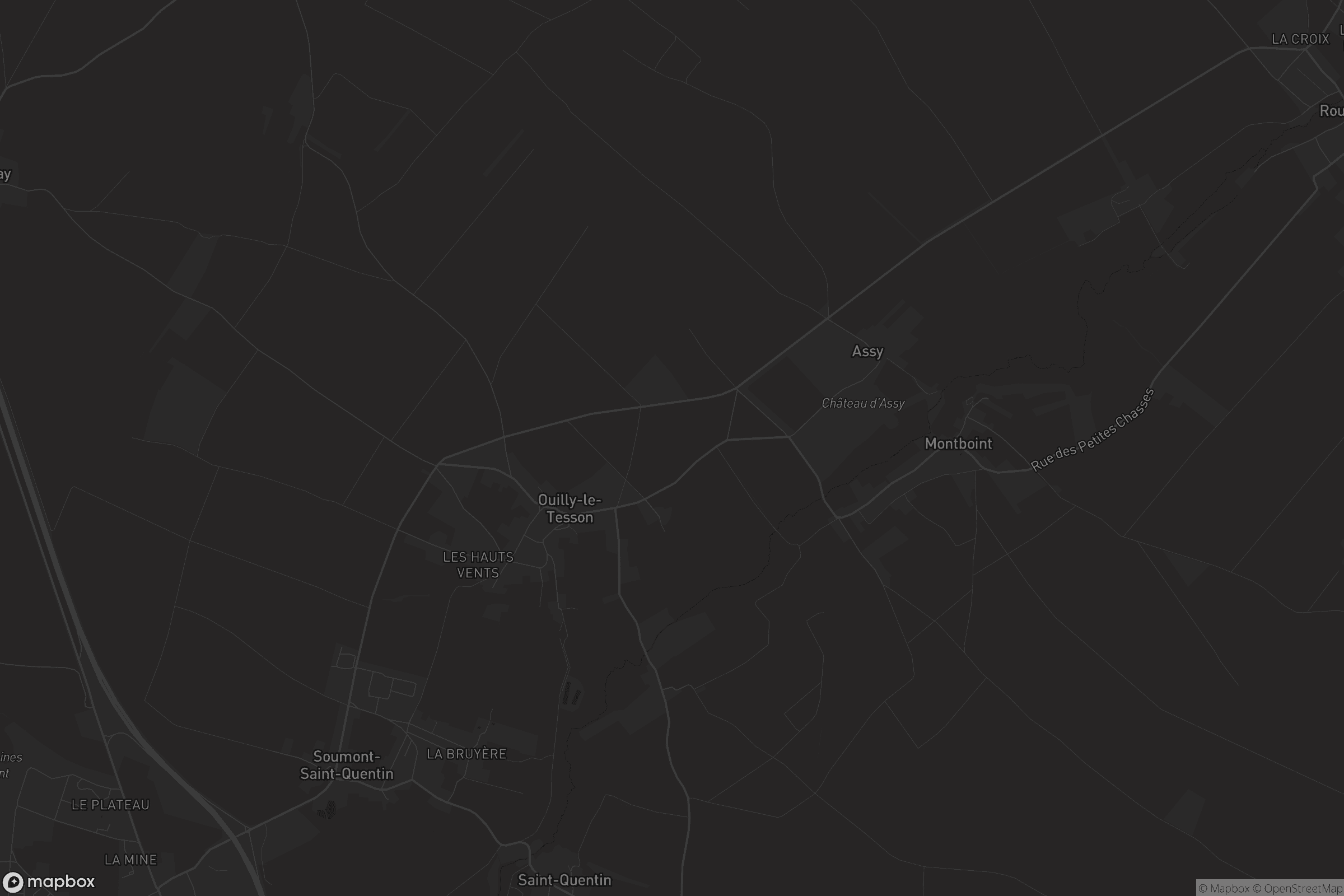 Carte de Ouilly-le-Tesson