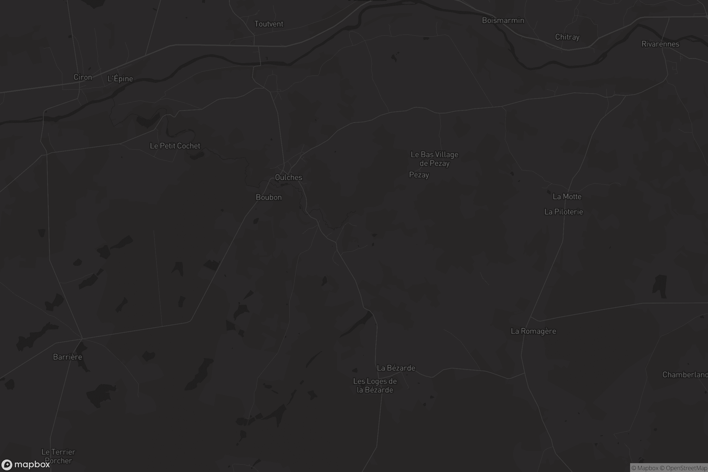 Carte de Oulches