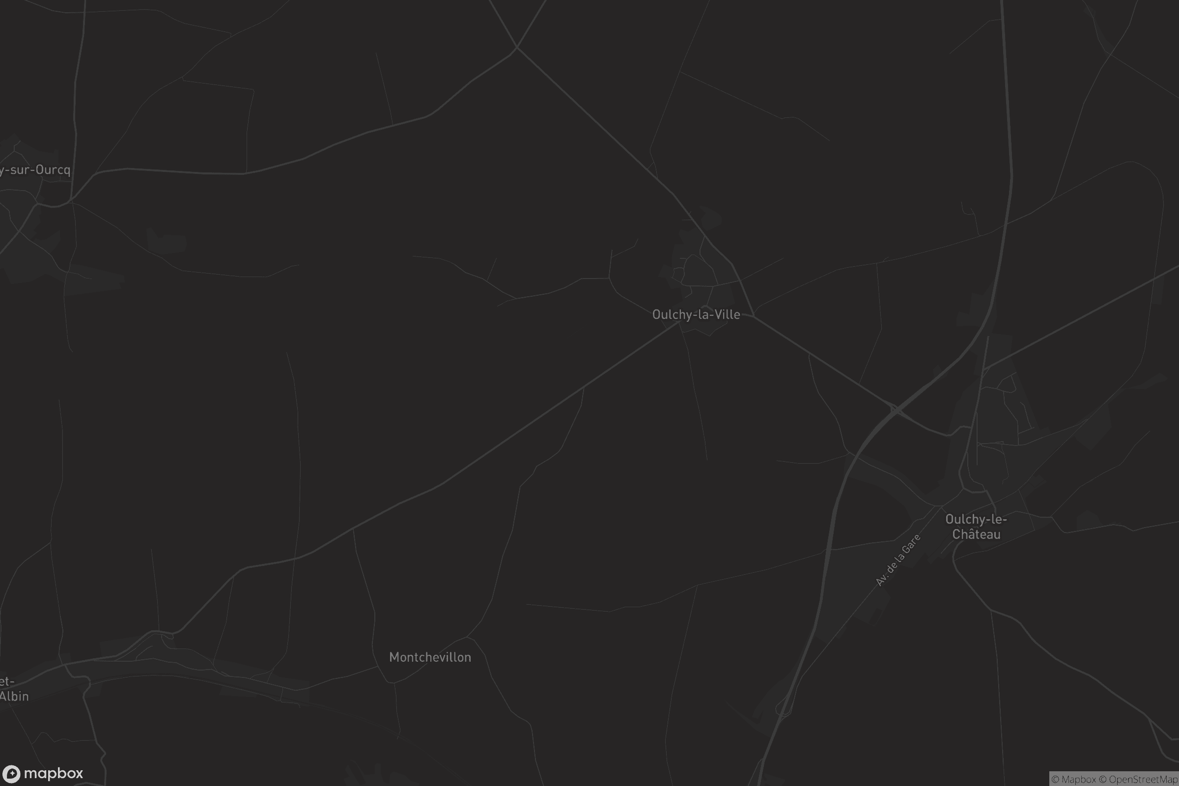 Carte de Oulchy-la-Ville