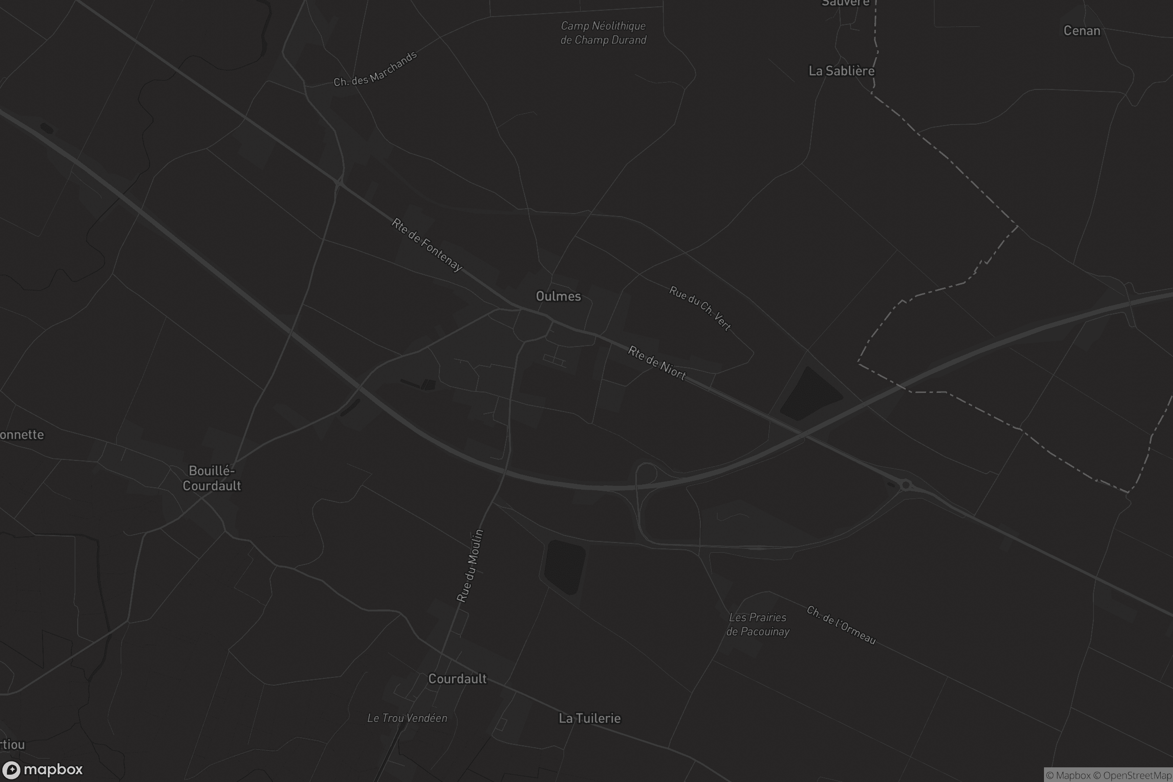 Carte de Oulmes