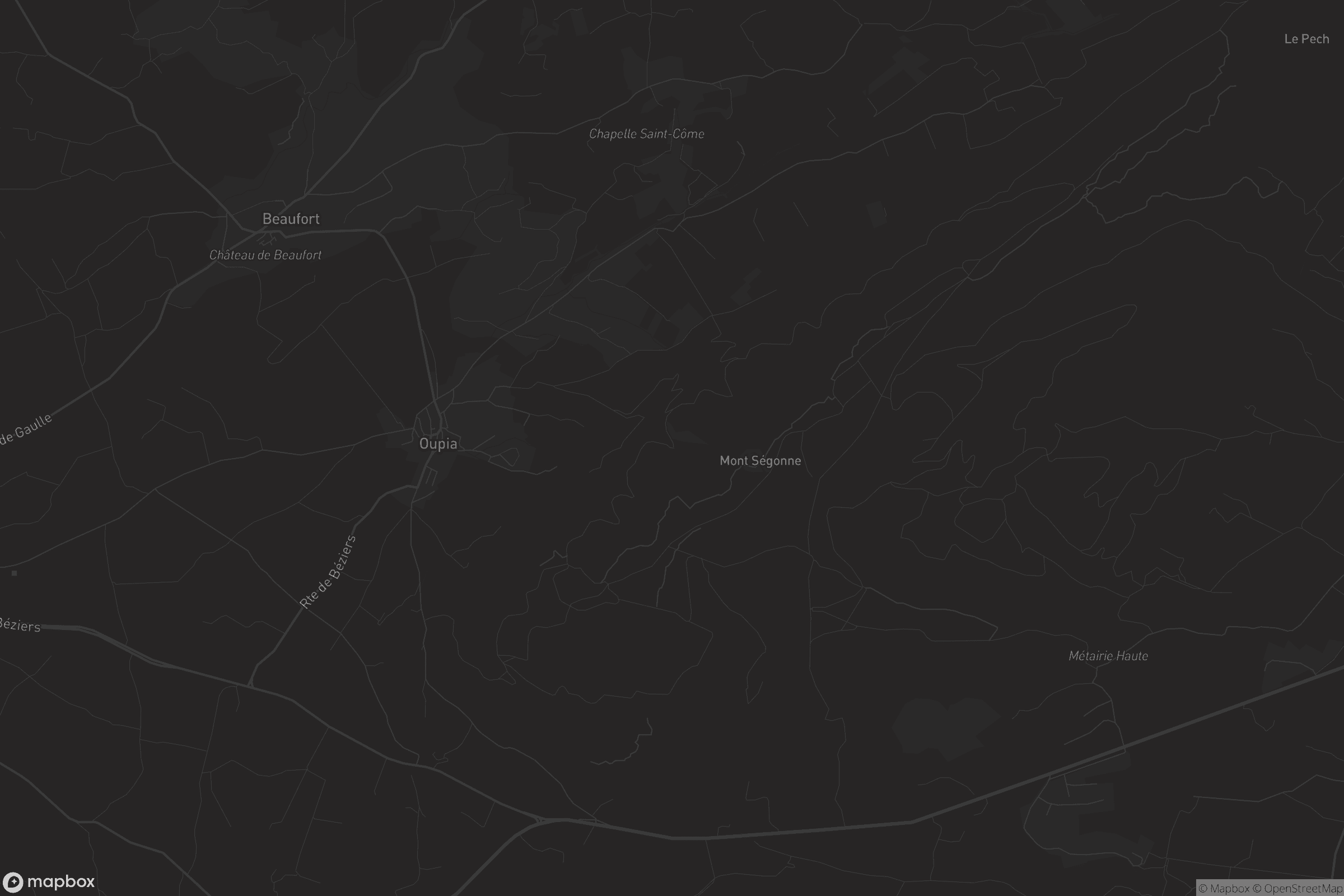 Carte de Oupia