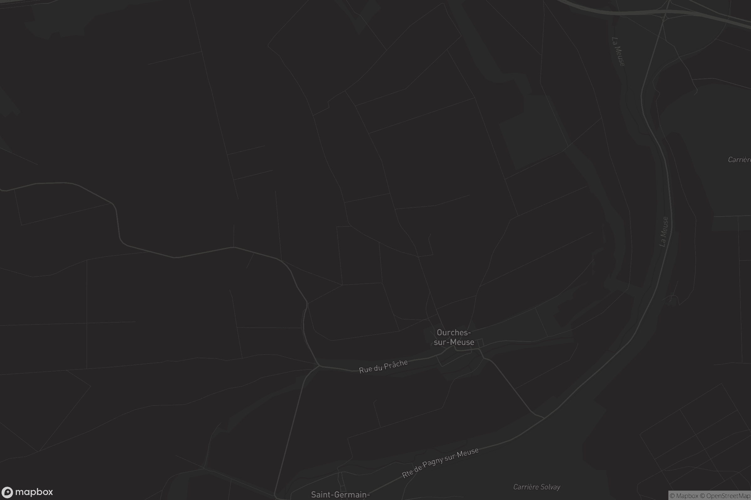 Carte de Ourches-sur-Meuse