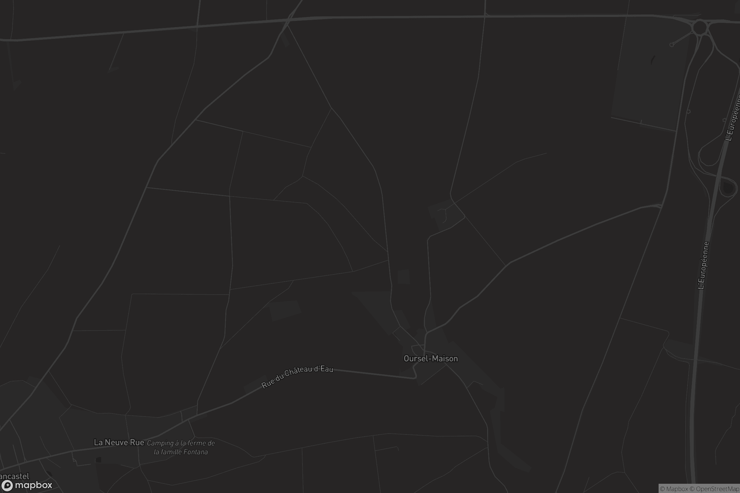 Carte de Oursel-Maison