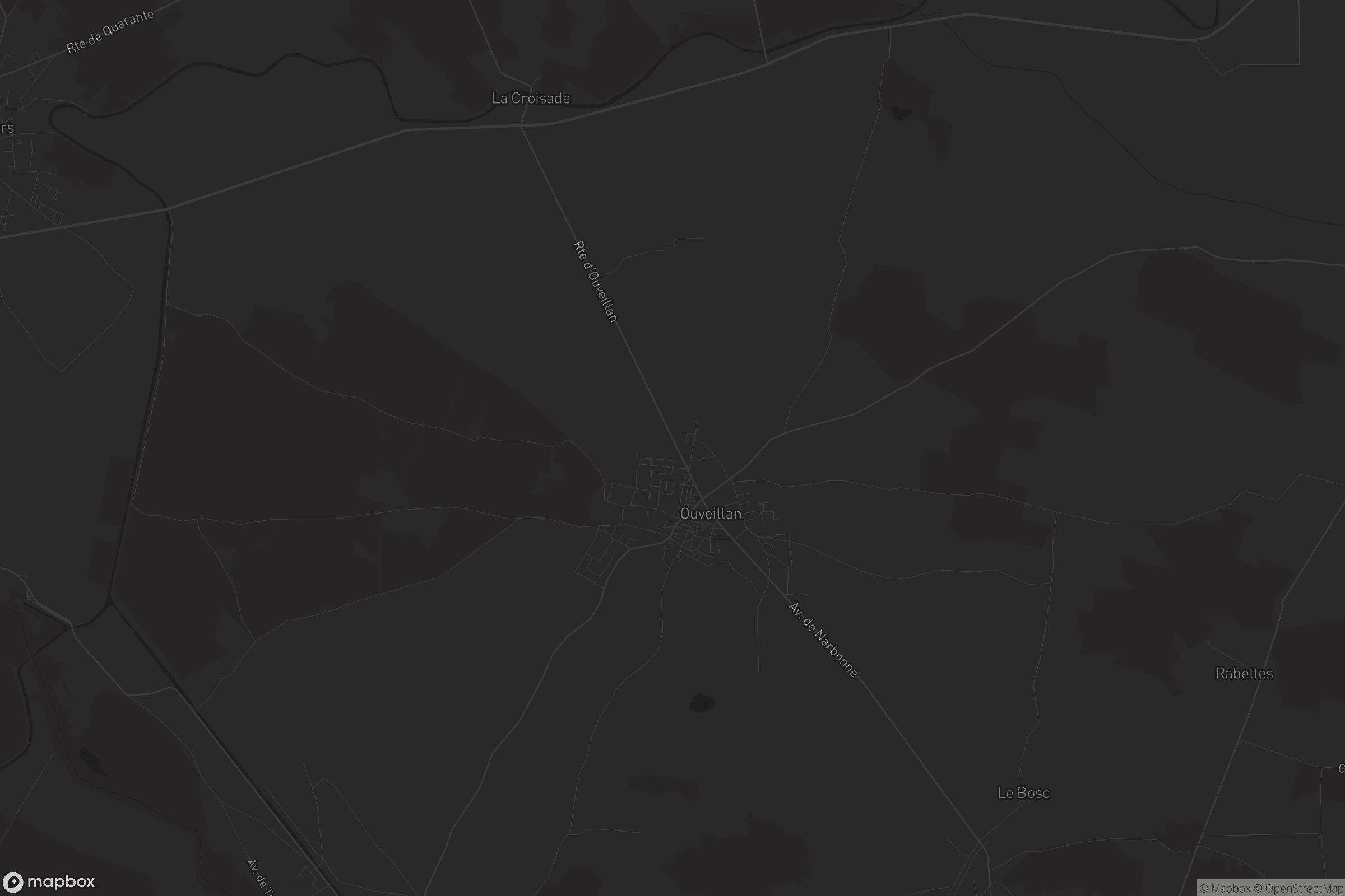 Carte de Ouveillan