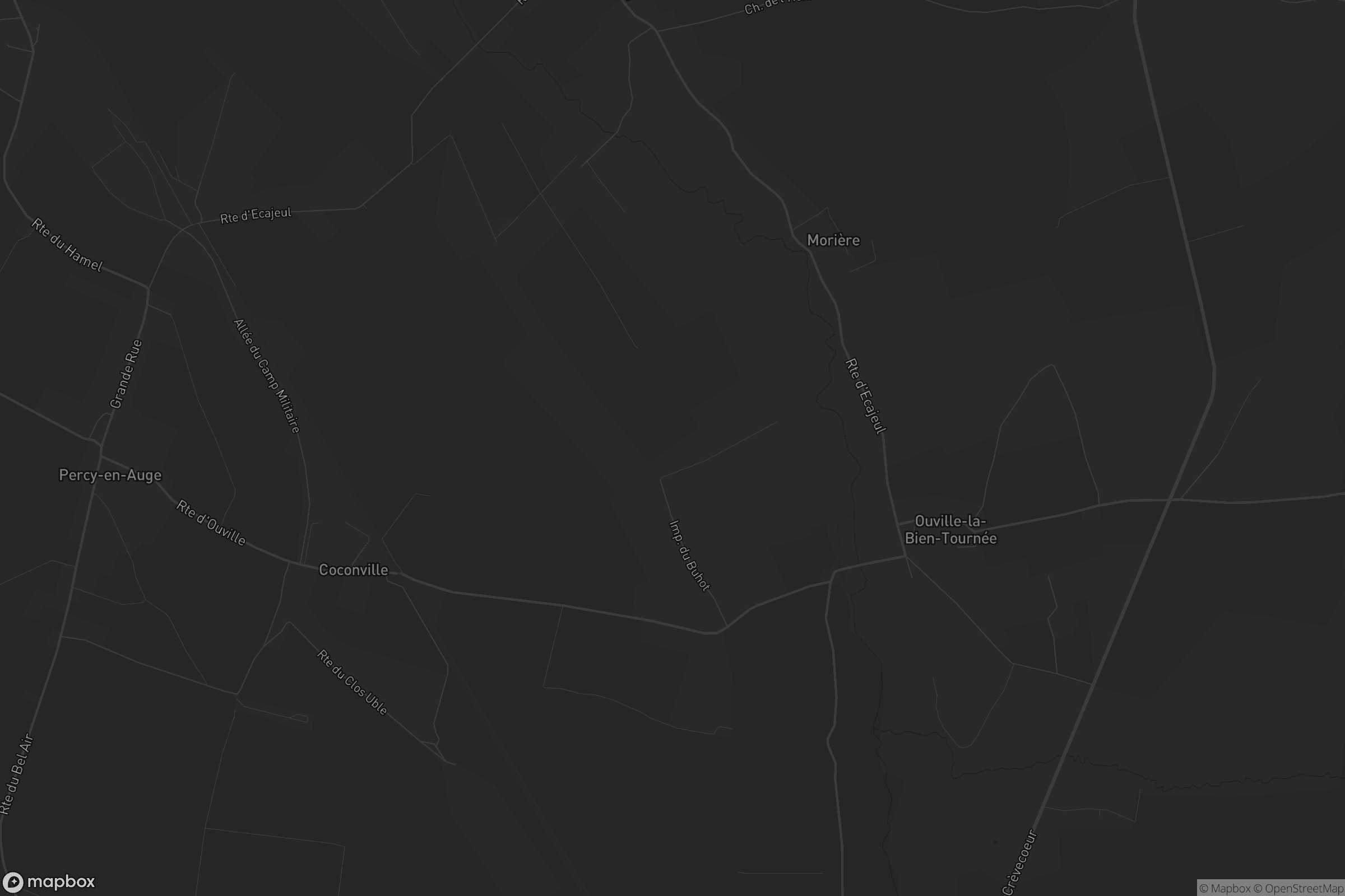 Carte de Ouville-la-Bien-Tournée