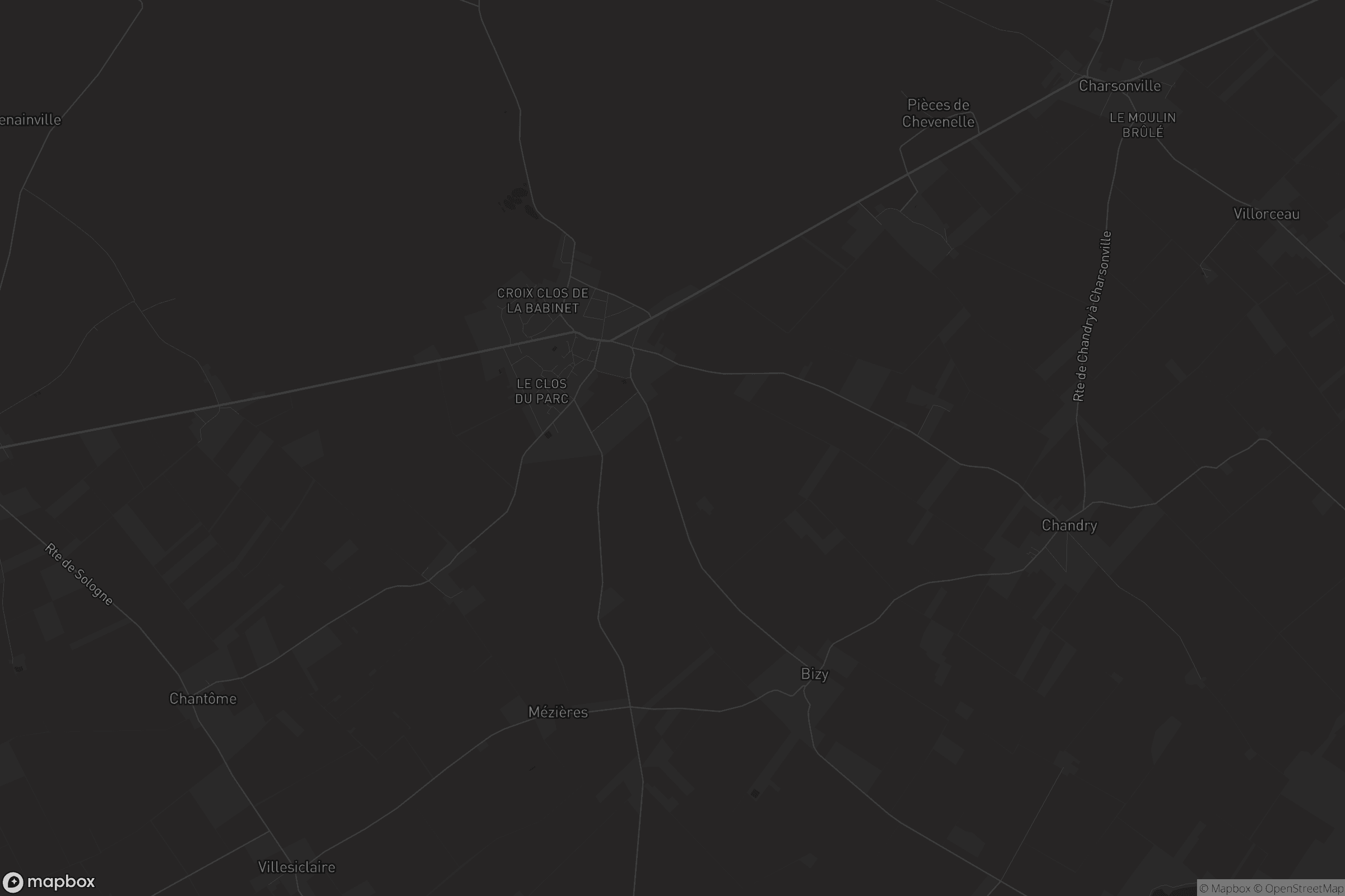 Carte de Ouzouer-le-Marché