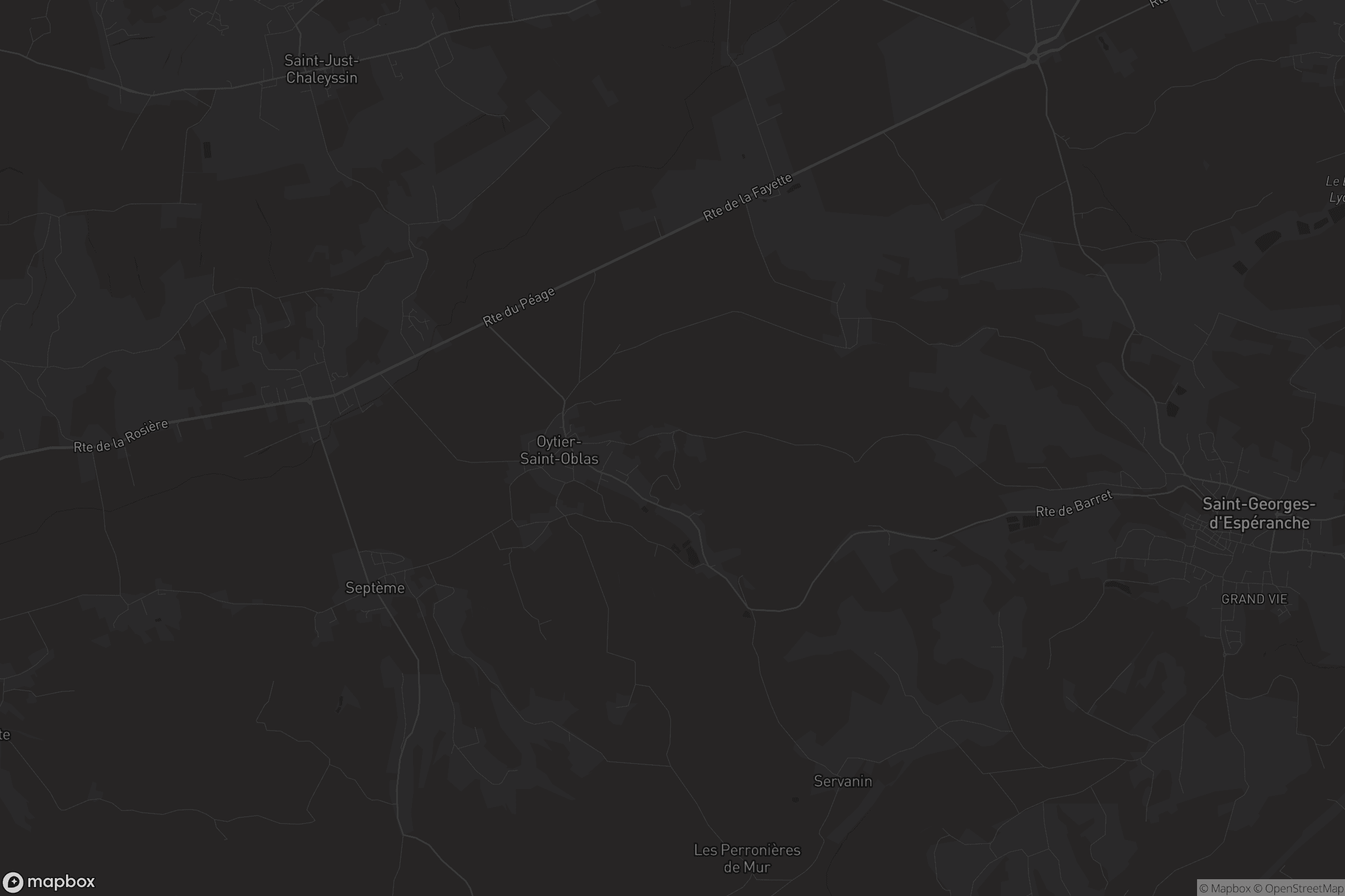 Carte de Oytier-Saint-Oblas