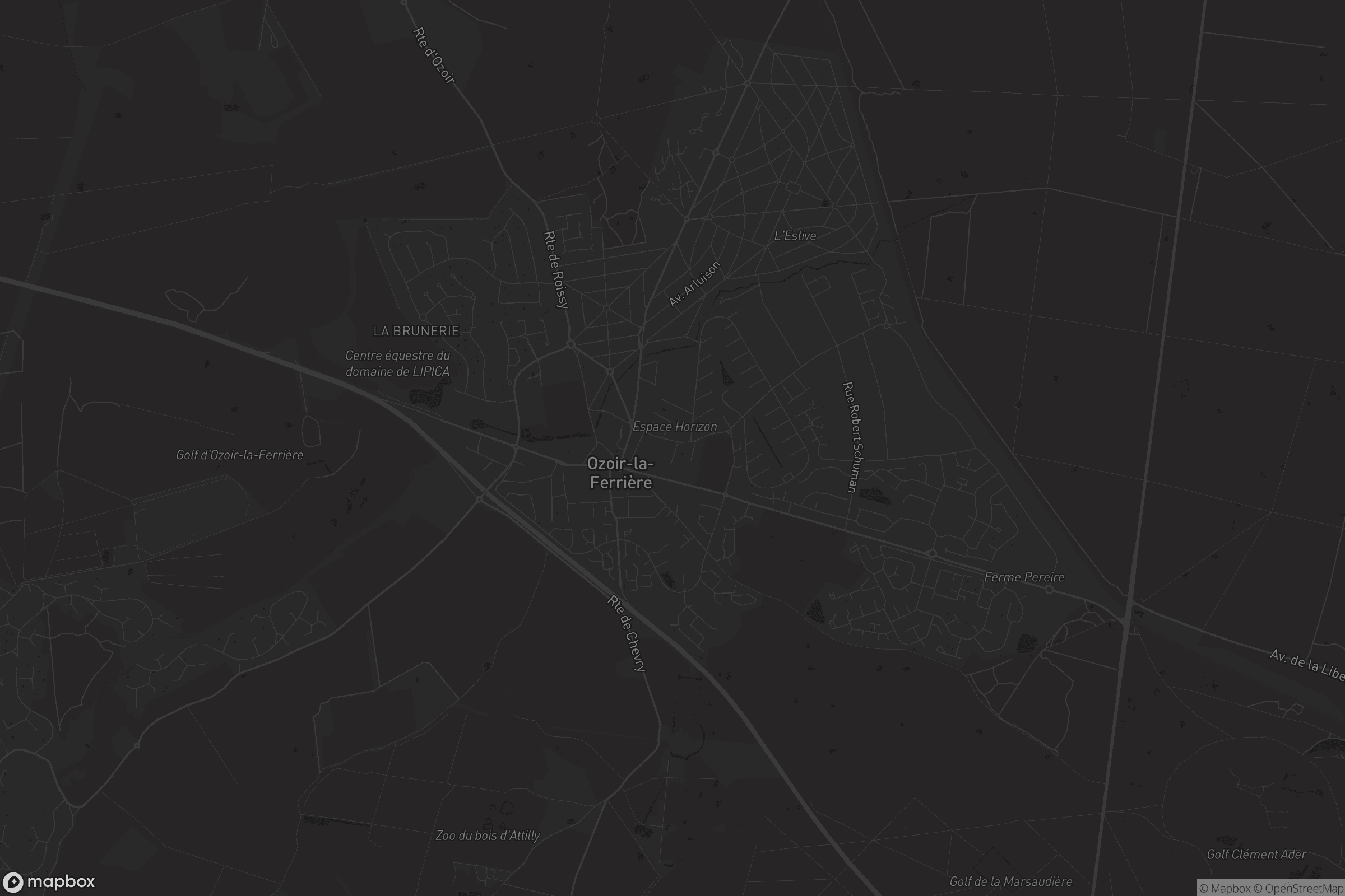 Carte de Ozoir-la-Ferrière