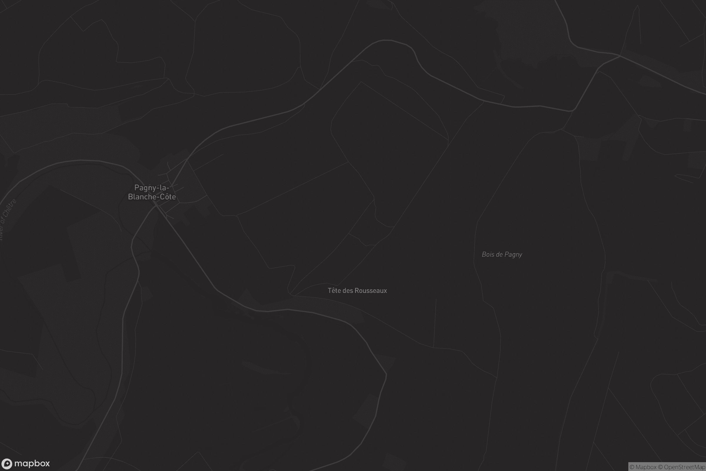 Carte de Pagny-la-Blanche-Côte