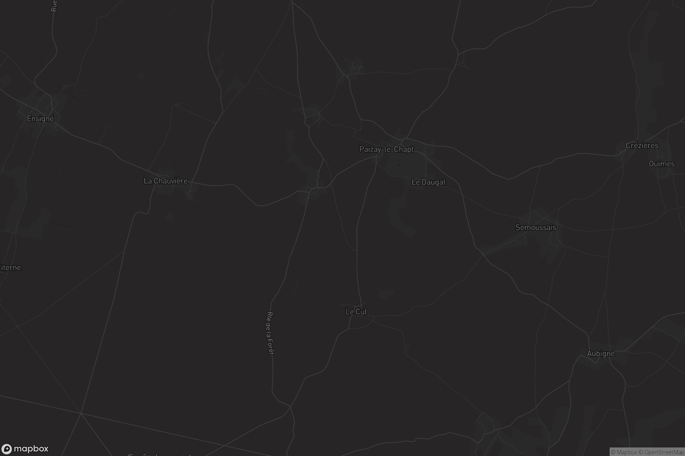 Carte de Paizay-le-Chapt