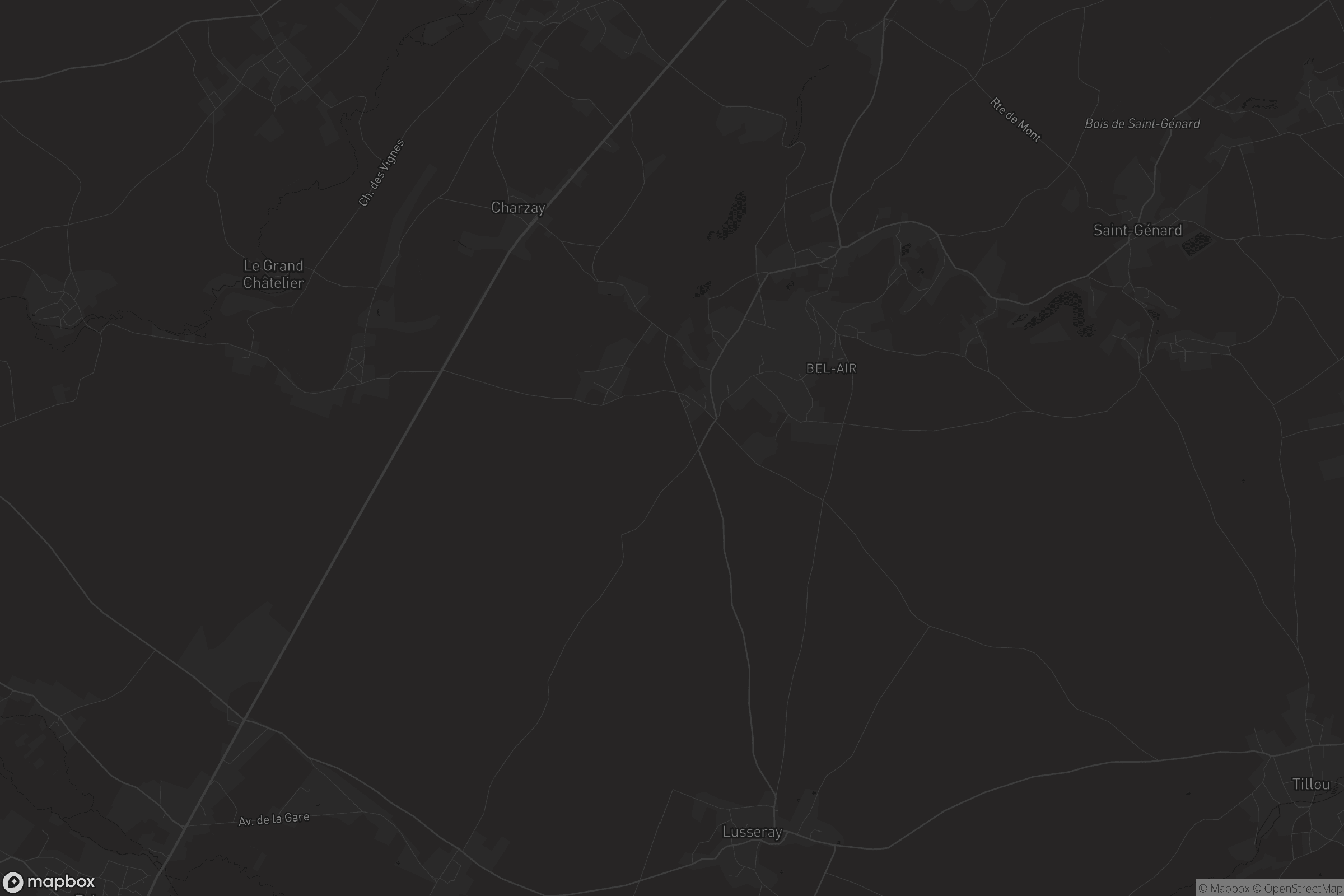 Carte de Paizay-le-Tort