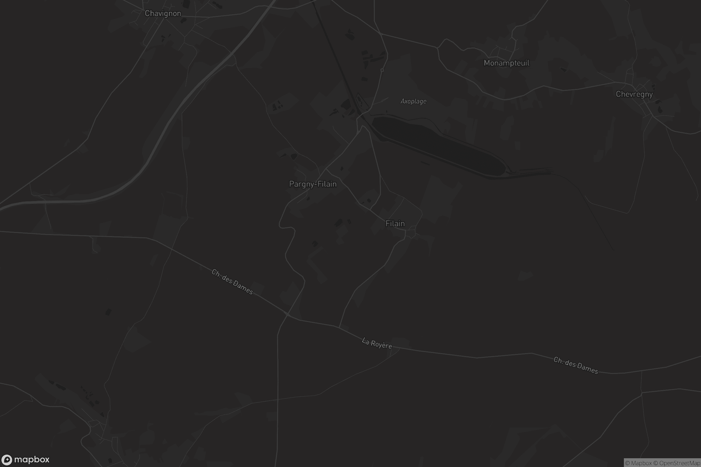 Carte de Pargny-et-Filain