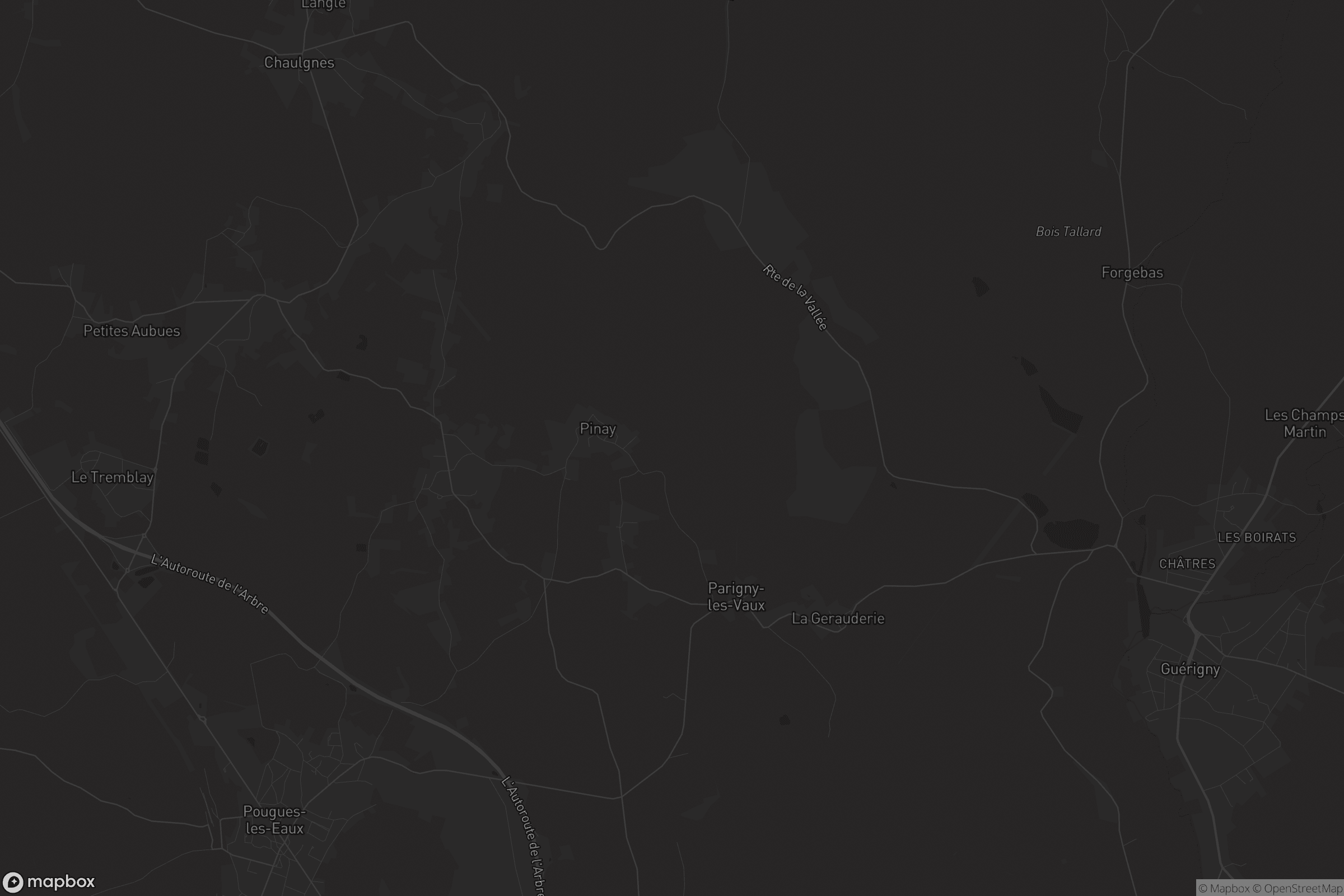 Carte de Parigny-les-Vaux