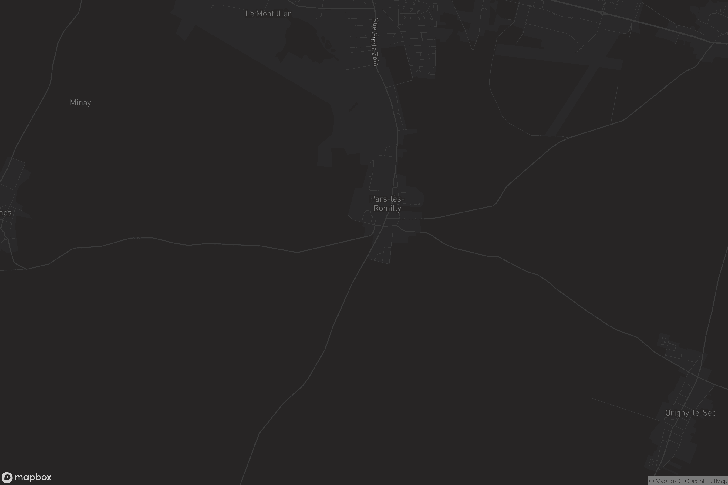 Carte de Pars-lès-Romilly
