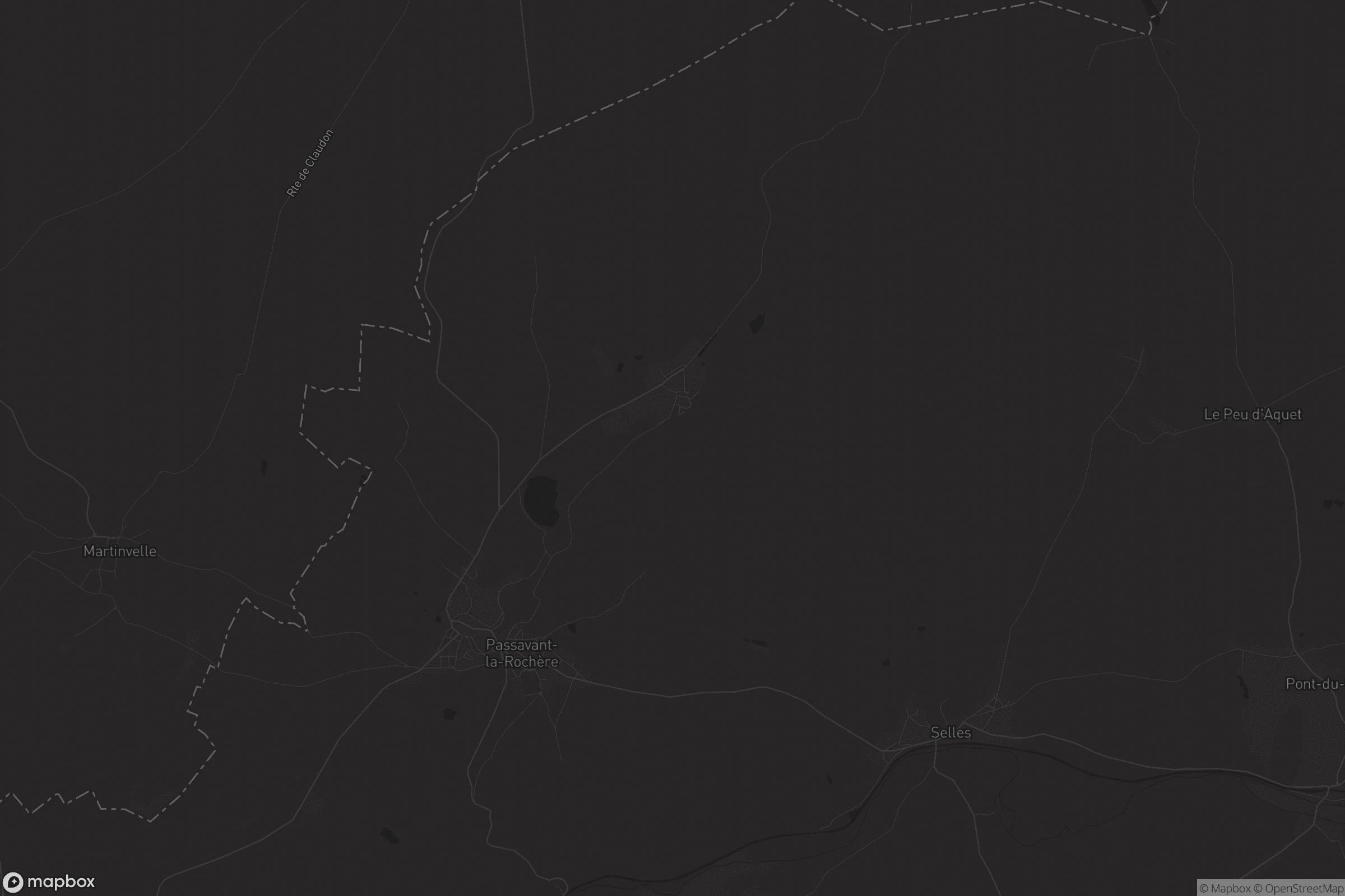 Carte de Passavant-la-Rochère