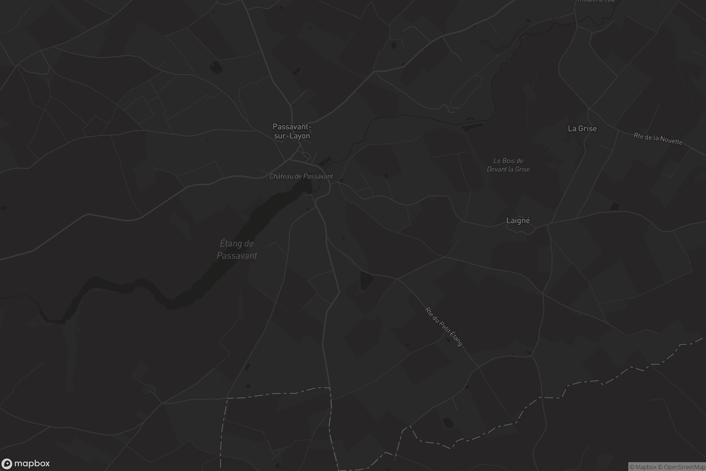 Carte de Passavant-sur-Layon