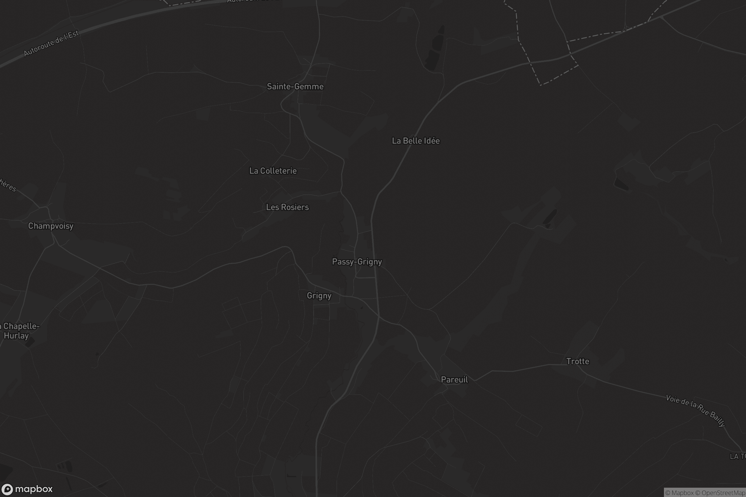 Carte de Passy-Grigny